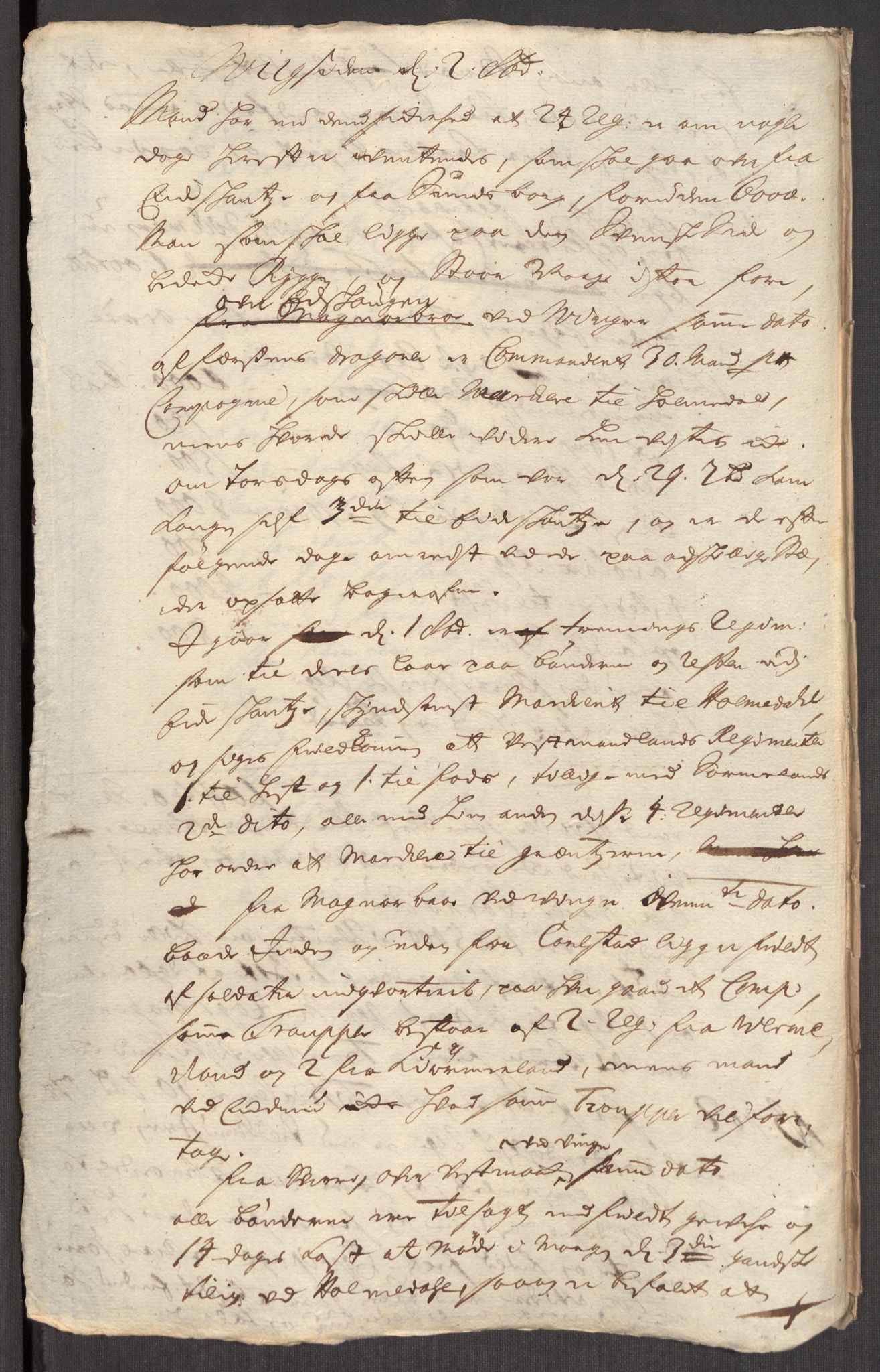 Kommanderende general (KG I) med Det norske krigsdirektorium, AV/RA-EA-5419/E/Eb/L0012: Kunnskap om fienden, kronologisk ordnet, 1718-1719, p. 340