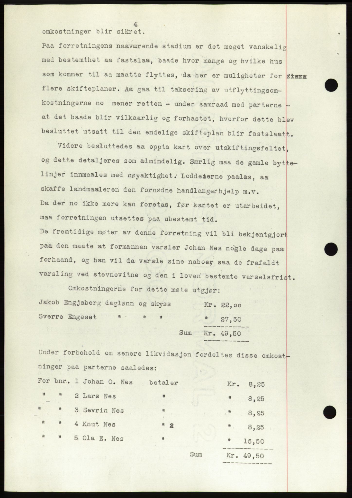 Søre Sunnmøre sorenskriveri, AV/SAT-A-4122/1/2/2C/L0083: Mortgage book no. 9A, 1948-1949, Diary no: : 58/1949