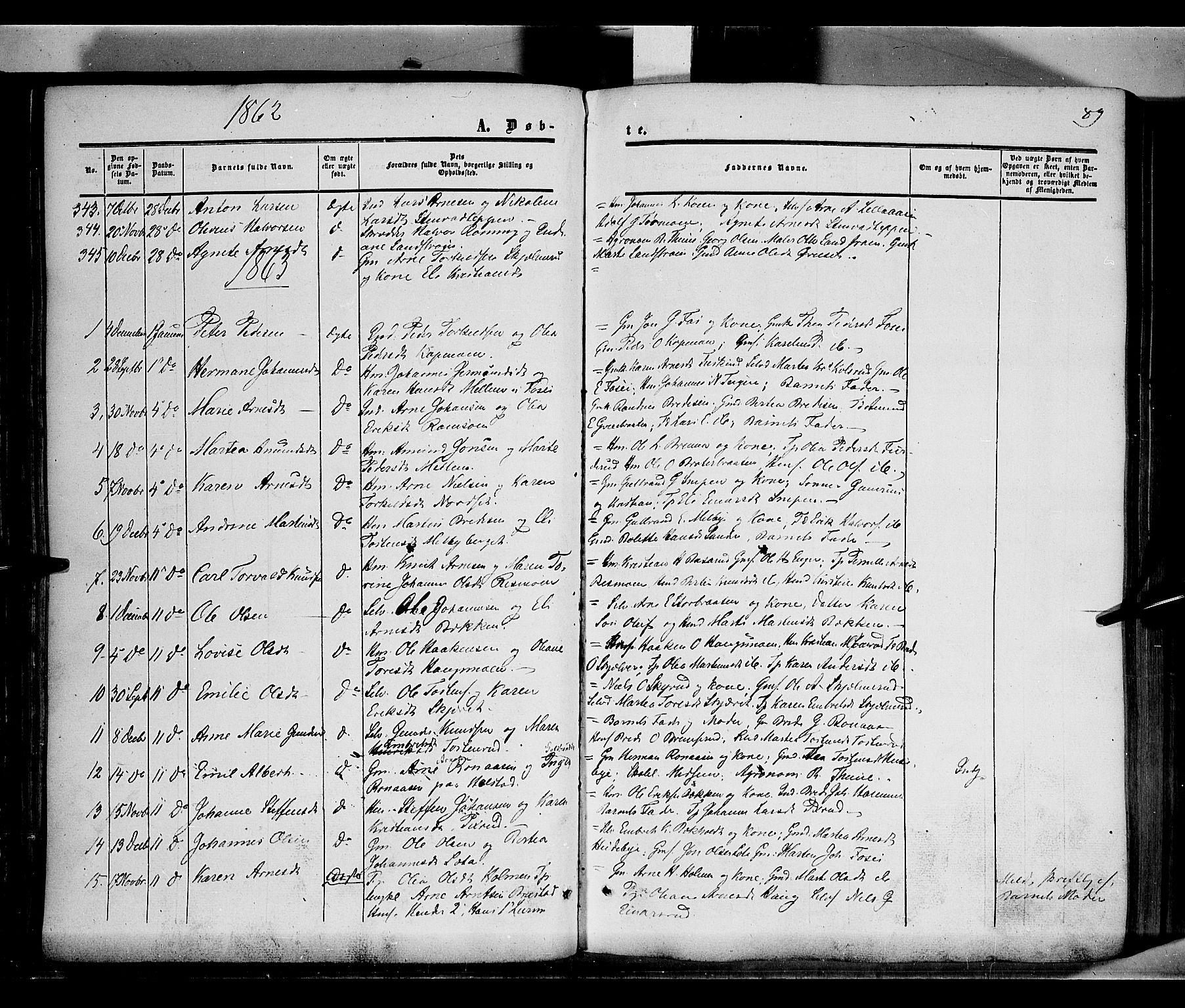 Grue prestekontor, AV/SAH-PREST-036/H/Ha/Haa/L0009: Parish register (official) no. 9, 1859-1863, p. 89