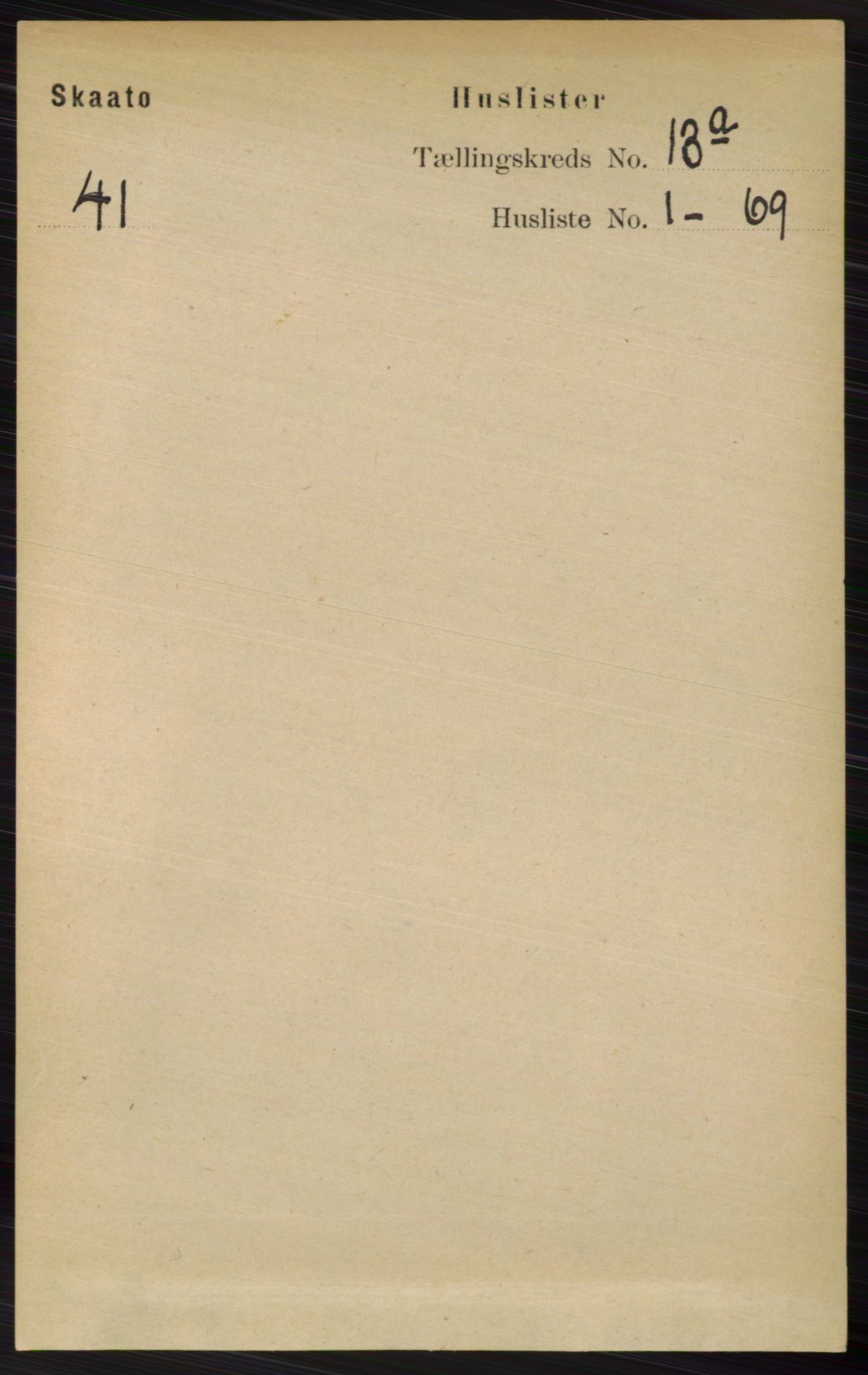 RA, 1891 census for 0815 Skåtøy, 1891, p. 4381