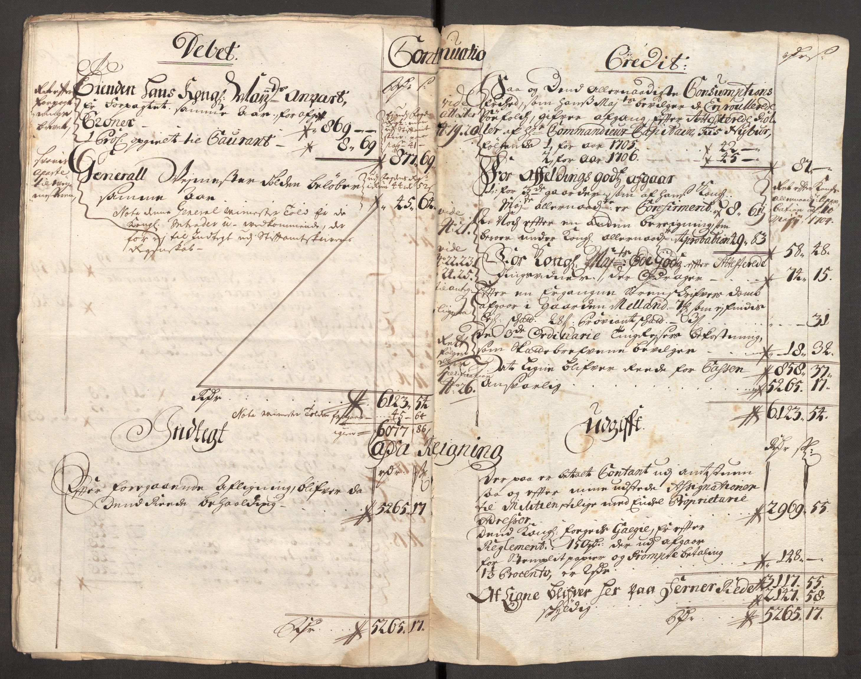 Rentekammeret inntil 1814, Reviderte regnskaper, Fogderegnskap, RA/EA-4092/R57/L3857: Fogderegnskap Fosen, 1706-1707, p. 18