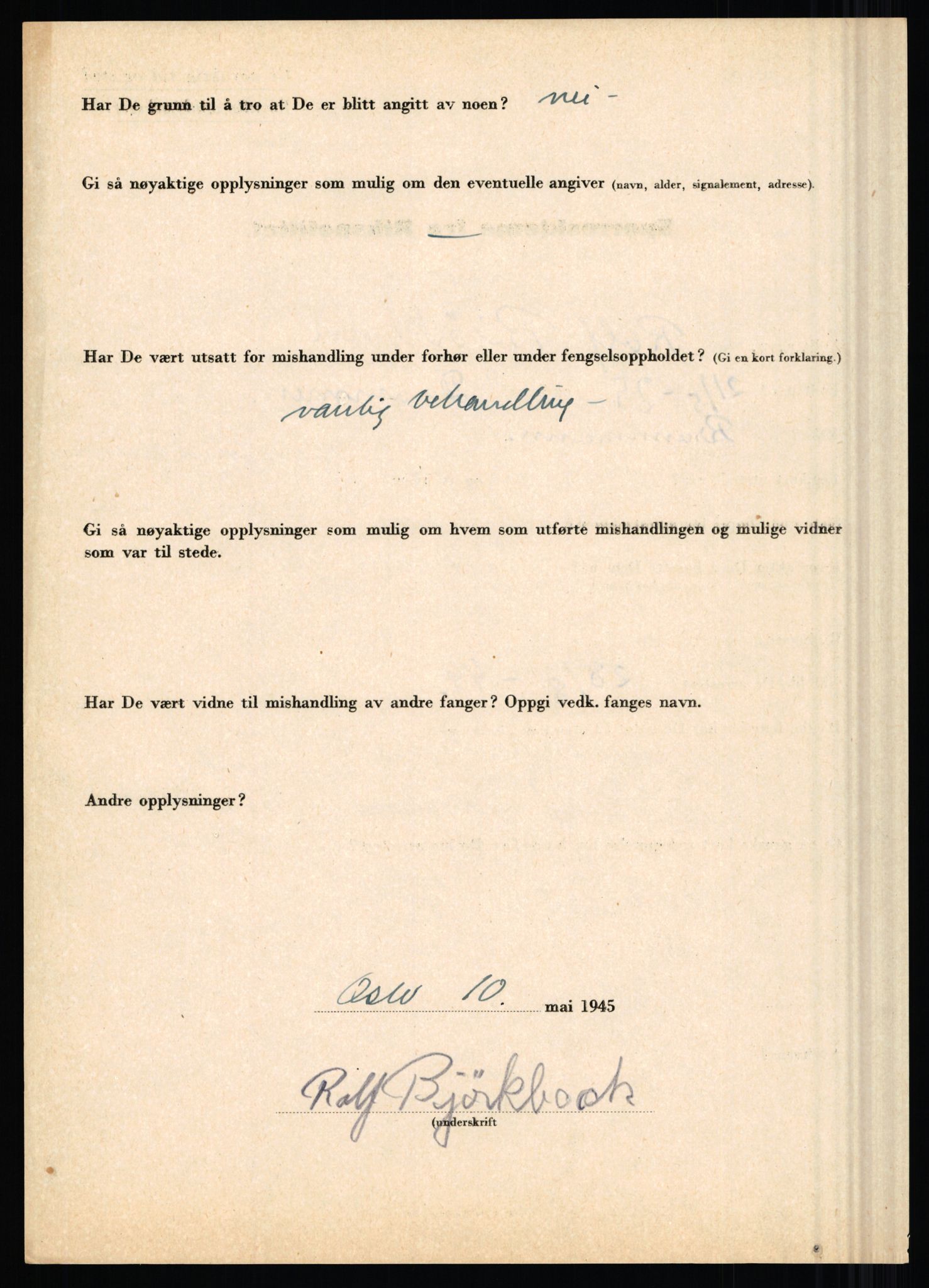 Rikspolitisjefen, AV/RA-S-1560/L/L0002: Berg, Alf - Bråthen, Thorleif, 1940-1945, p. 536