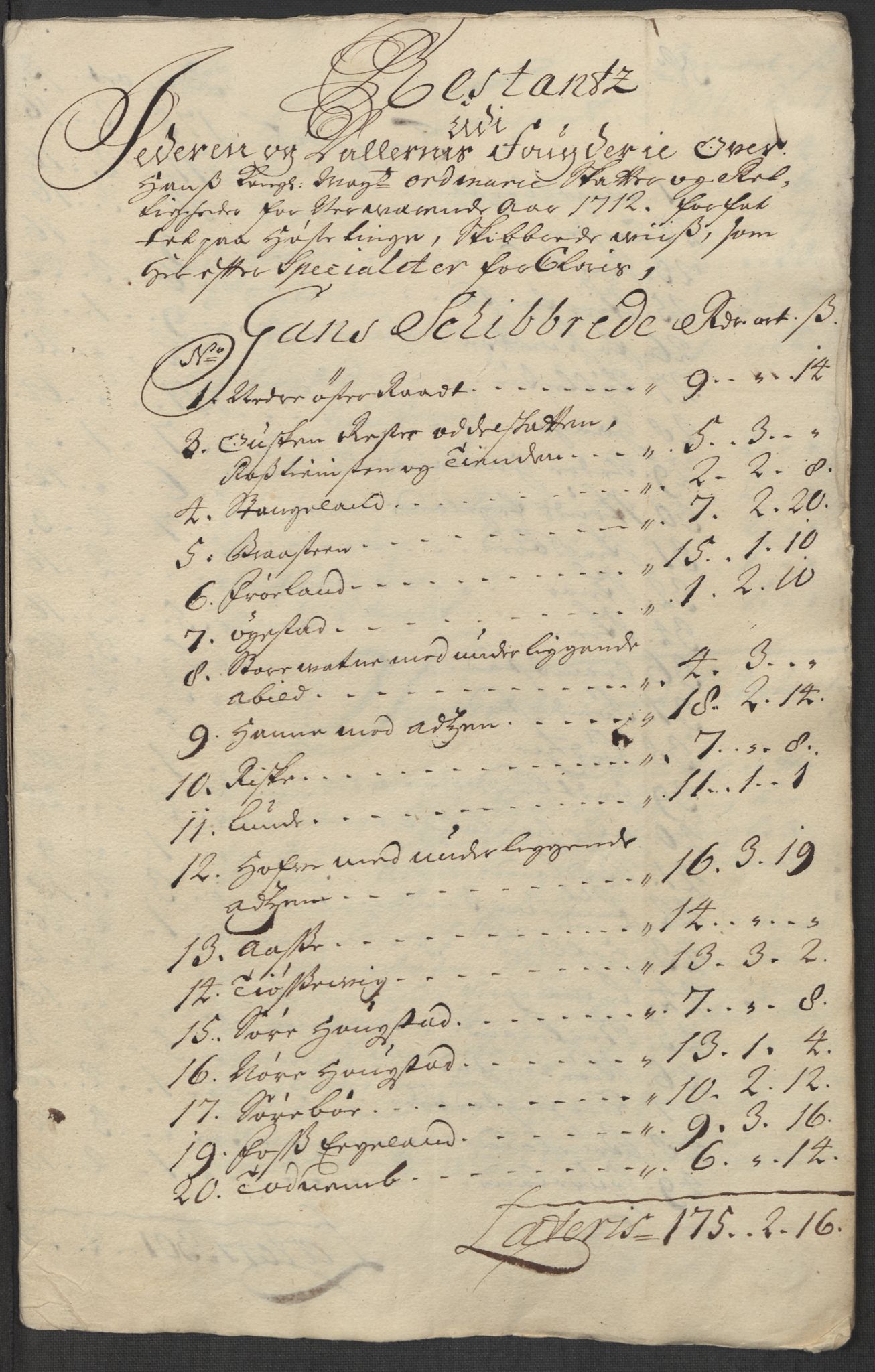 Rentekammeret inntil 1814, Reviderte regnskaper, Fogderegnskap, RA/EA-4092/R46/L2737: Fogderegnskap Jæren og Dalane, 1712, p. 315