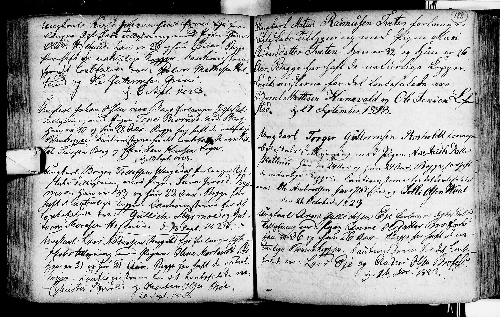Lardal kirkebøker, SAKO/A-350/F/Fa/L0004: Parish register (official) no. i 4, 1733-1815, p. 188