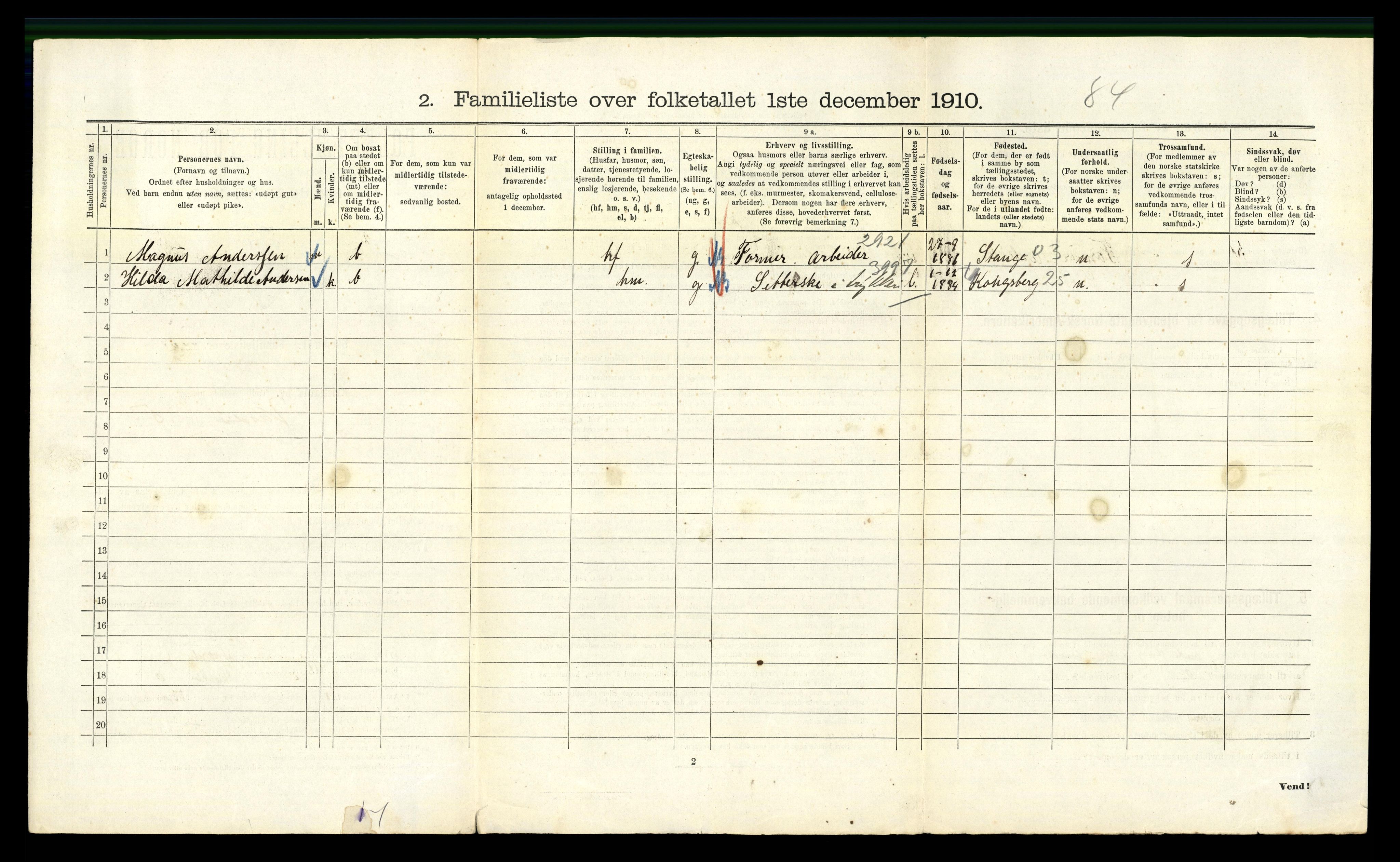RA, 1910 census for Kristiania, 1910, p. 117556