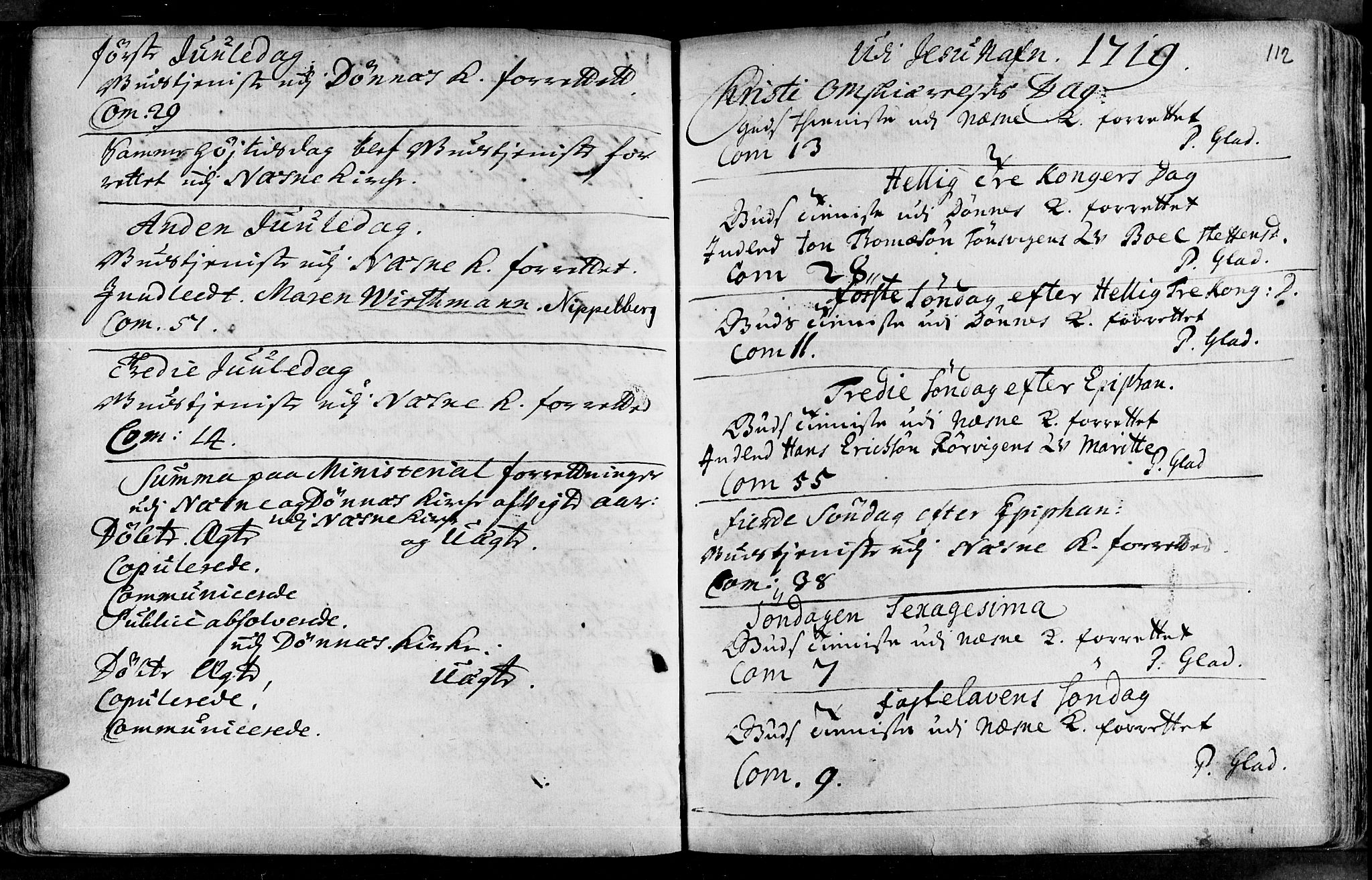 Ministerialprotokoller, klokkerbøker og fødselsregistre - Nordland, SAT/A-1459/838/L0542: Parish register (official) no. 838A01, 1704-1737, p. 112