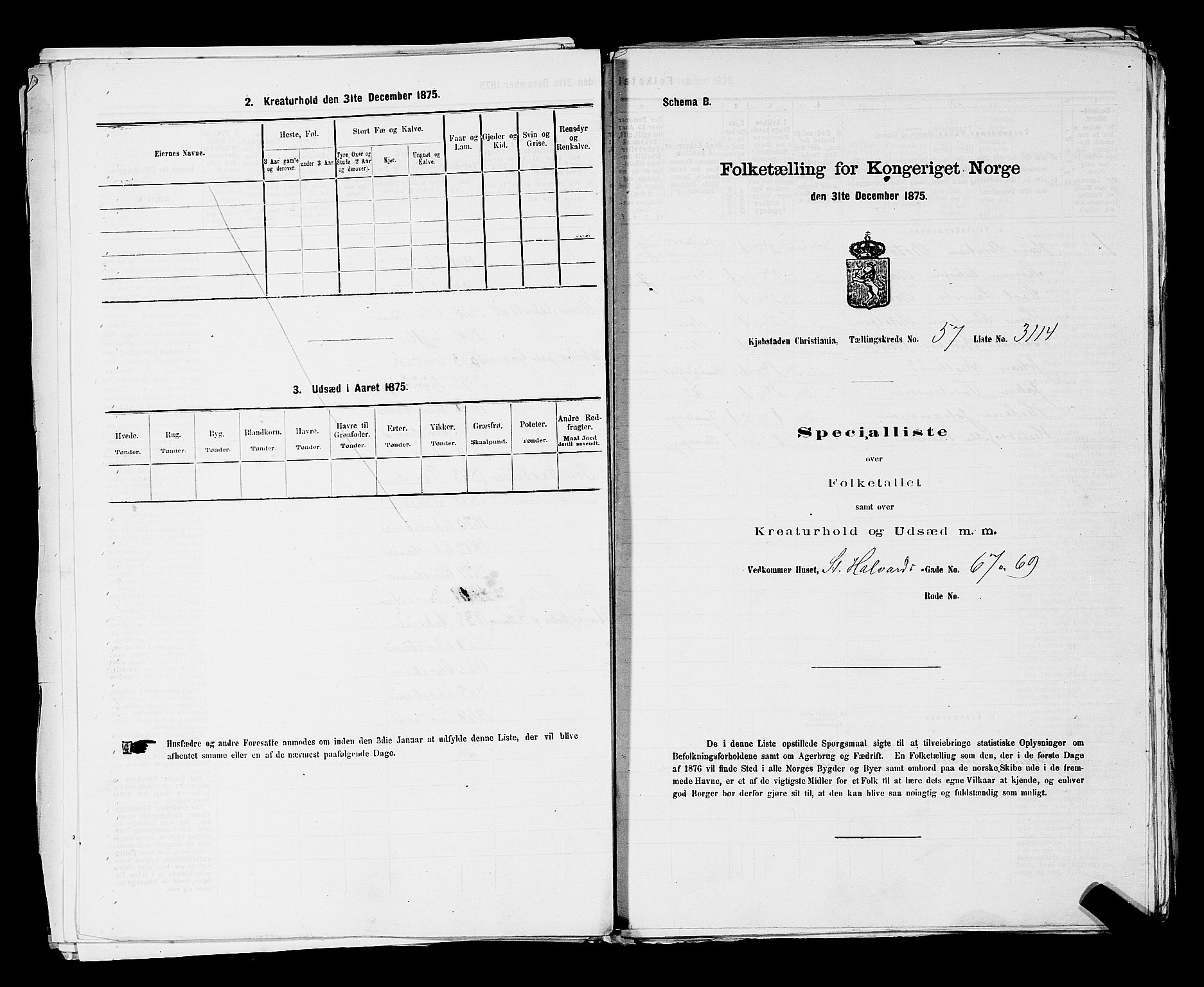 RA, 1875 census for 0301 Kristiania, 1875, p. 8655