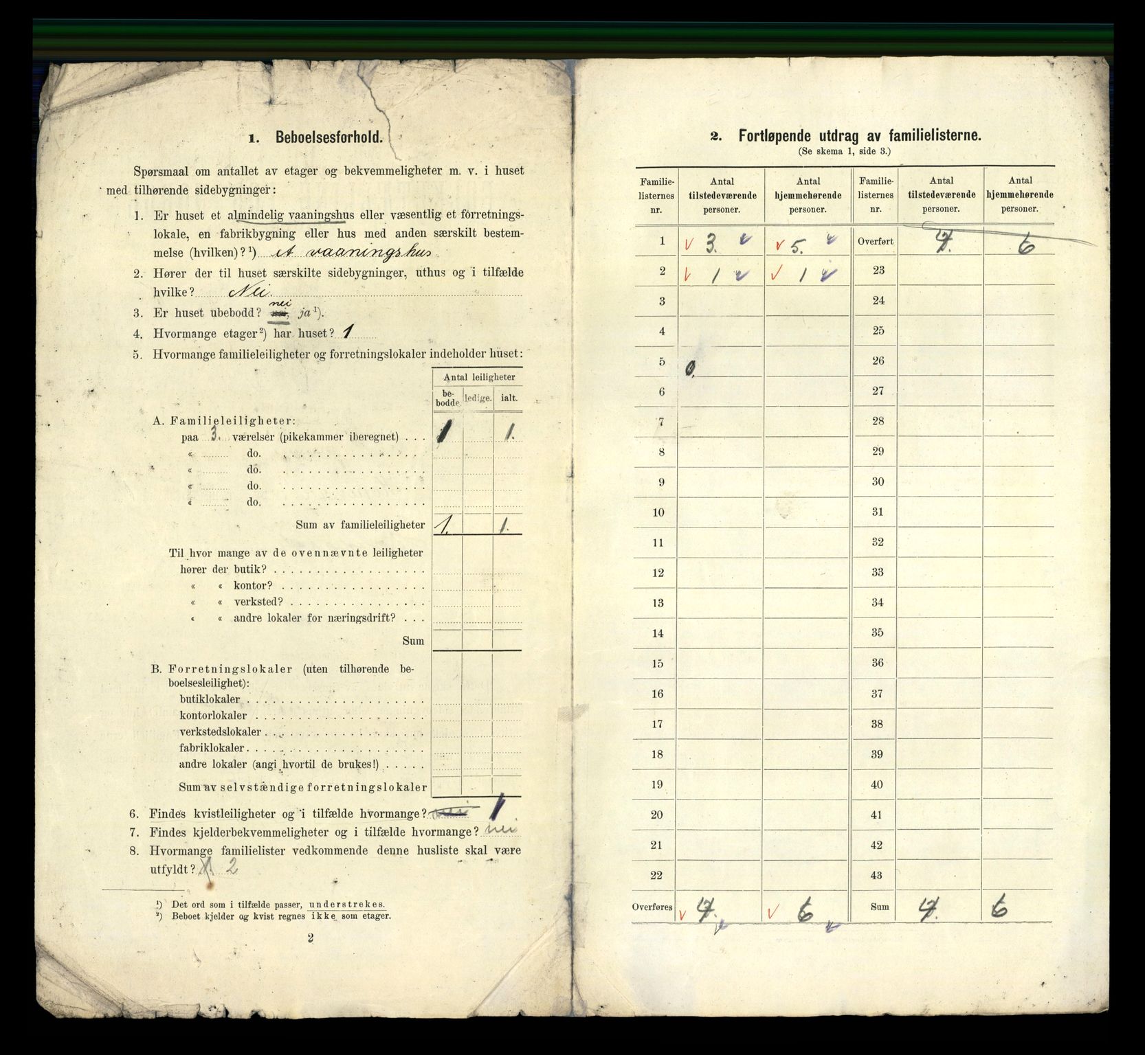 RA, 1910 census for Kopervik, 1910, p. 23