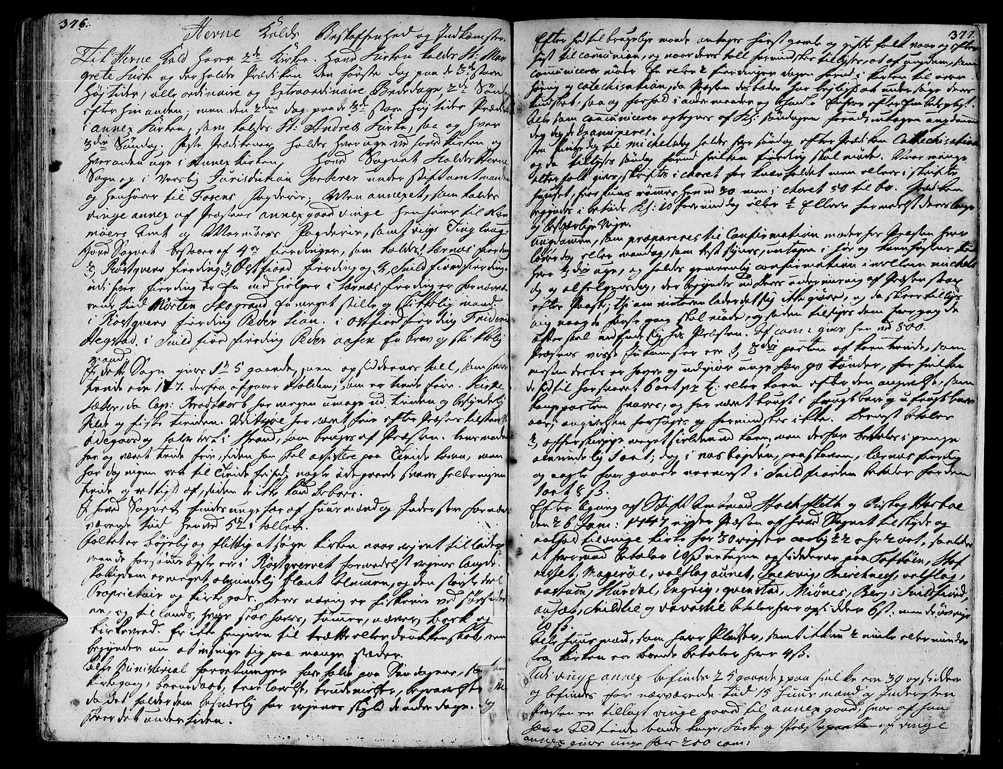 Ministerialprotokoller, klokkerbøker og fødselsregistre - Sør-Trøndelag, SAT/A-1456/630/L0489: Parish register (official) no. 630A02, 1757-1794, p. 376-377