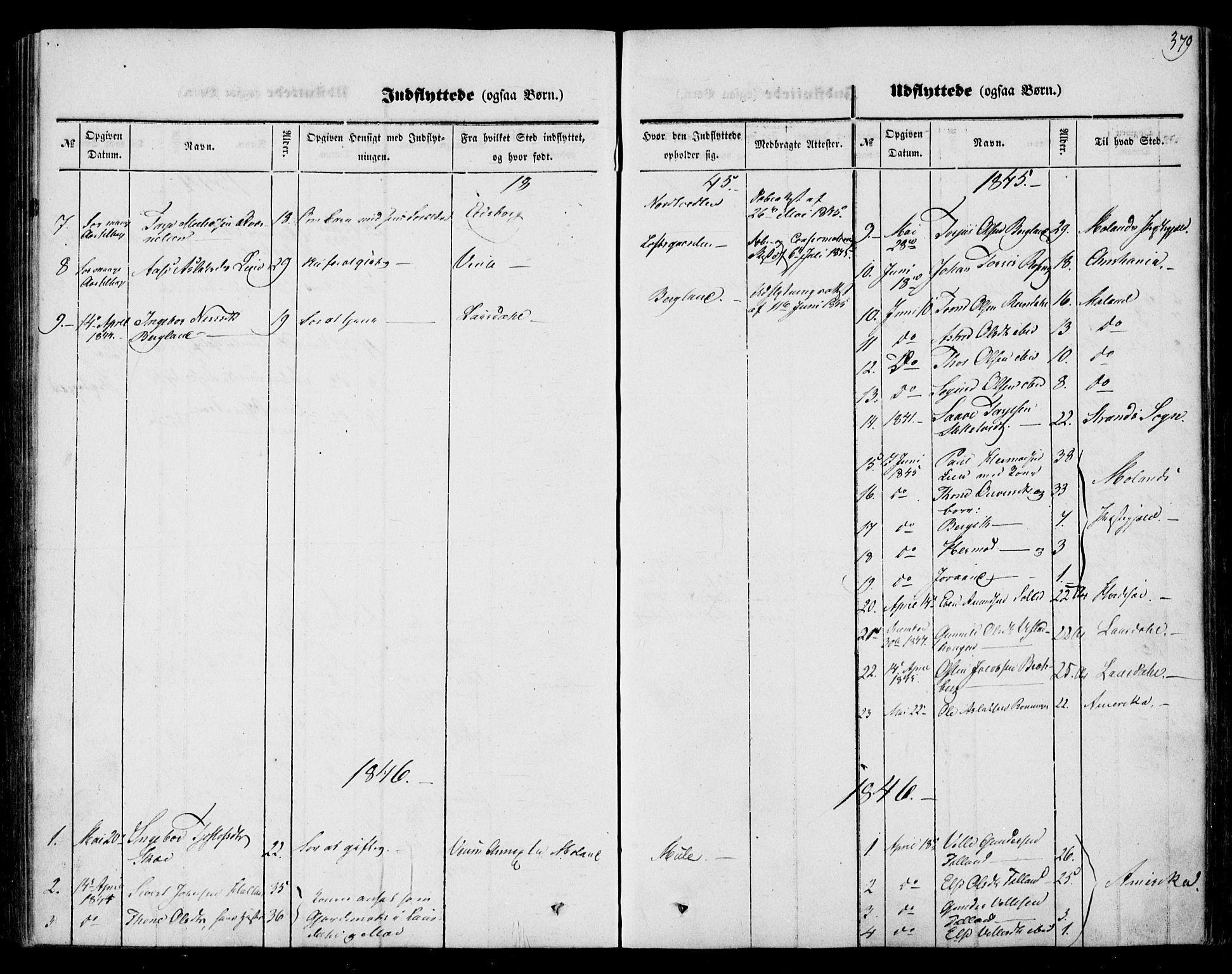 Mo kirkebøker, SAKO/A-286/F/Fa/L0005: Parish register (official) no. I 5, 1844-1864, p. 379