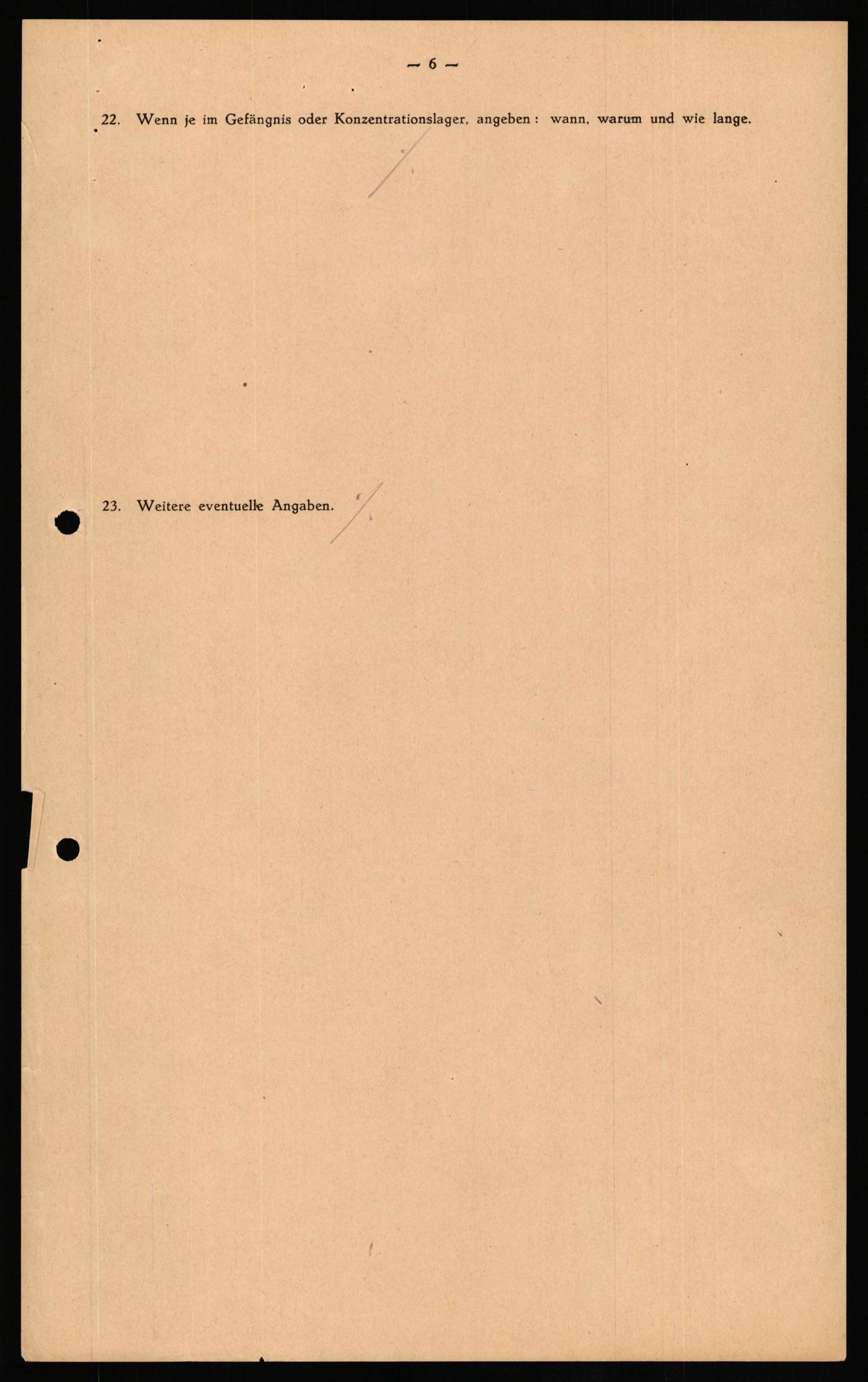 Forsvaret, Forsvarets overkommando II, RA/RAFA-3915/D/Db/L0017: CI Questionaires. Tyske okkupasjonsstyrker i Norge. Tyskere., 1945-1946, p. 402