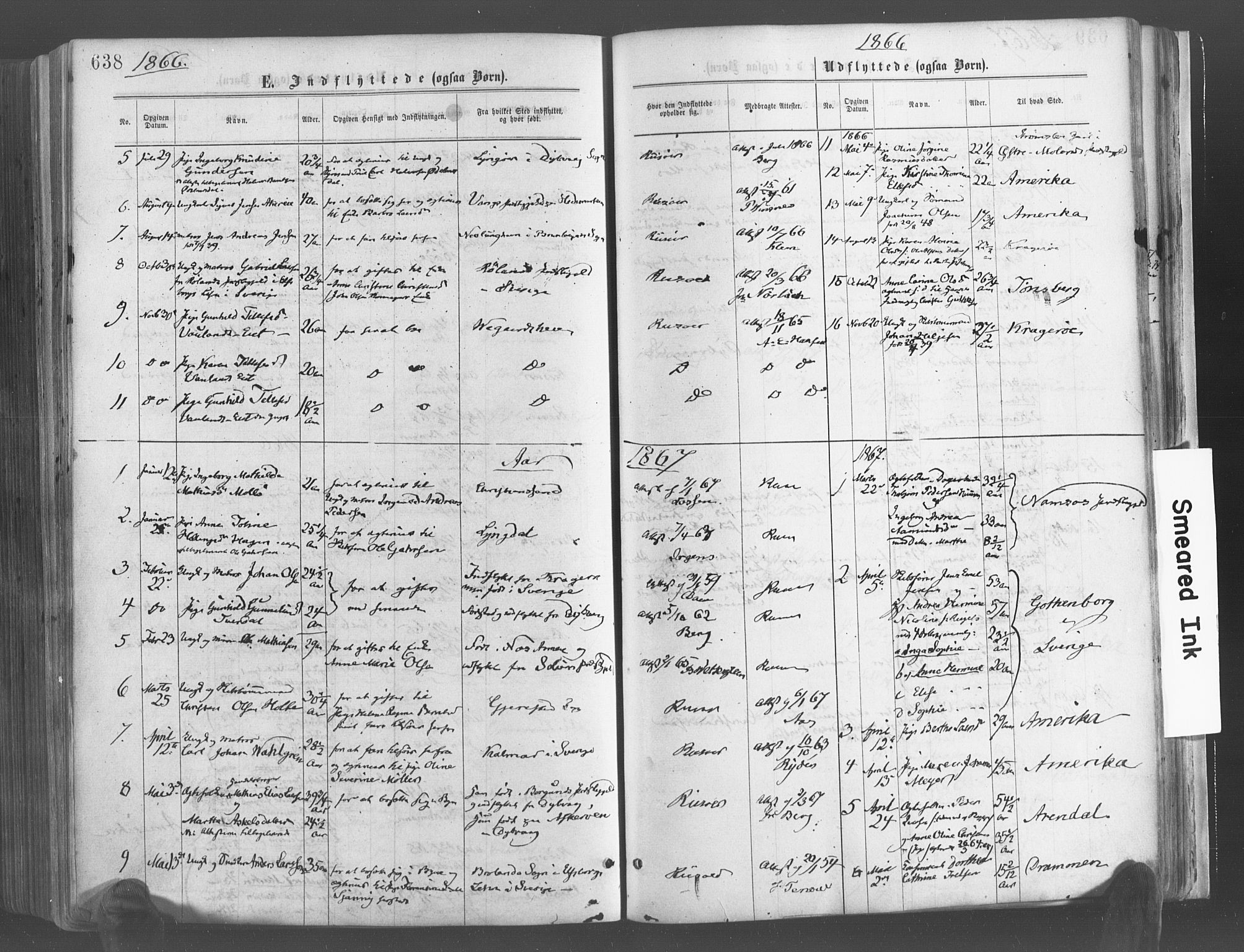 Risør sokneprestkontor, SAK/1111-0035/F/Fa/L0004: Parish register (official) no. A 4, 1865-1882, p. 638