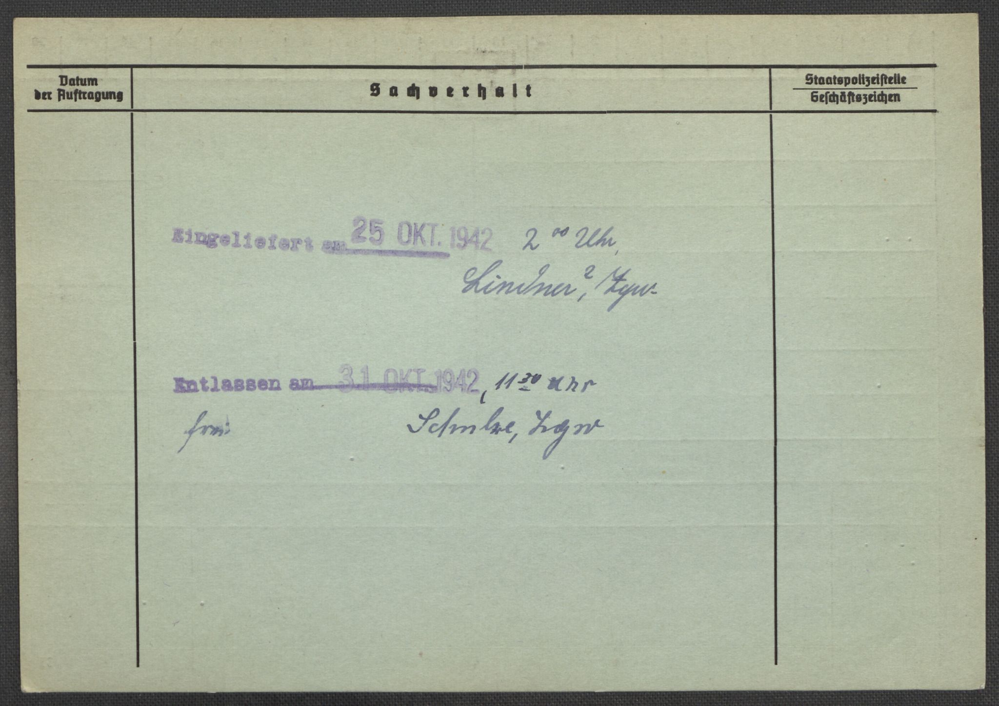 Befehlshaber der Sicherheitspolizei und des SD, AV/RA-RAFA-5969/E/Ea/Eaa/L0010: Register over norske fanger i Møllergata 19: Sø-Å, 1940-1945, p. 1123