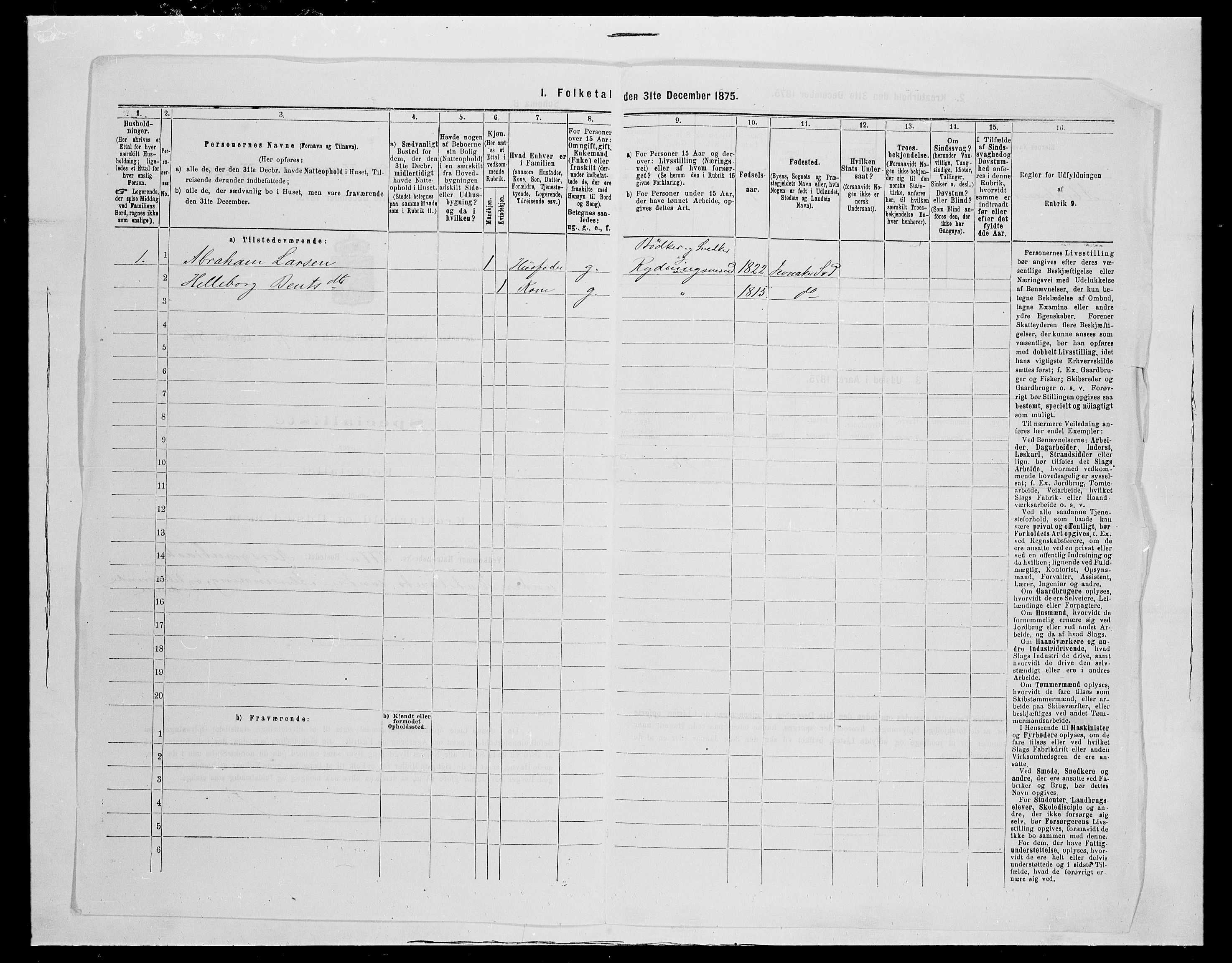 SAH, 1875 census for 0532P Jevnaker, 1875, p. 1333