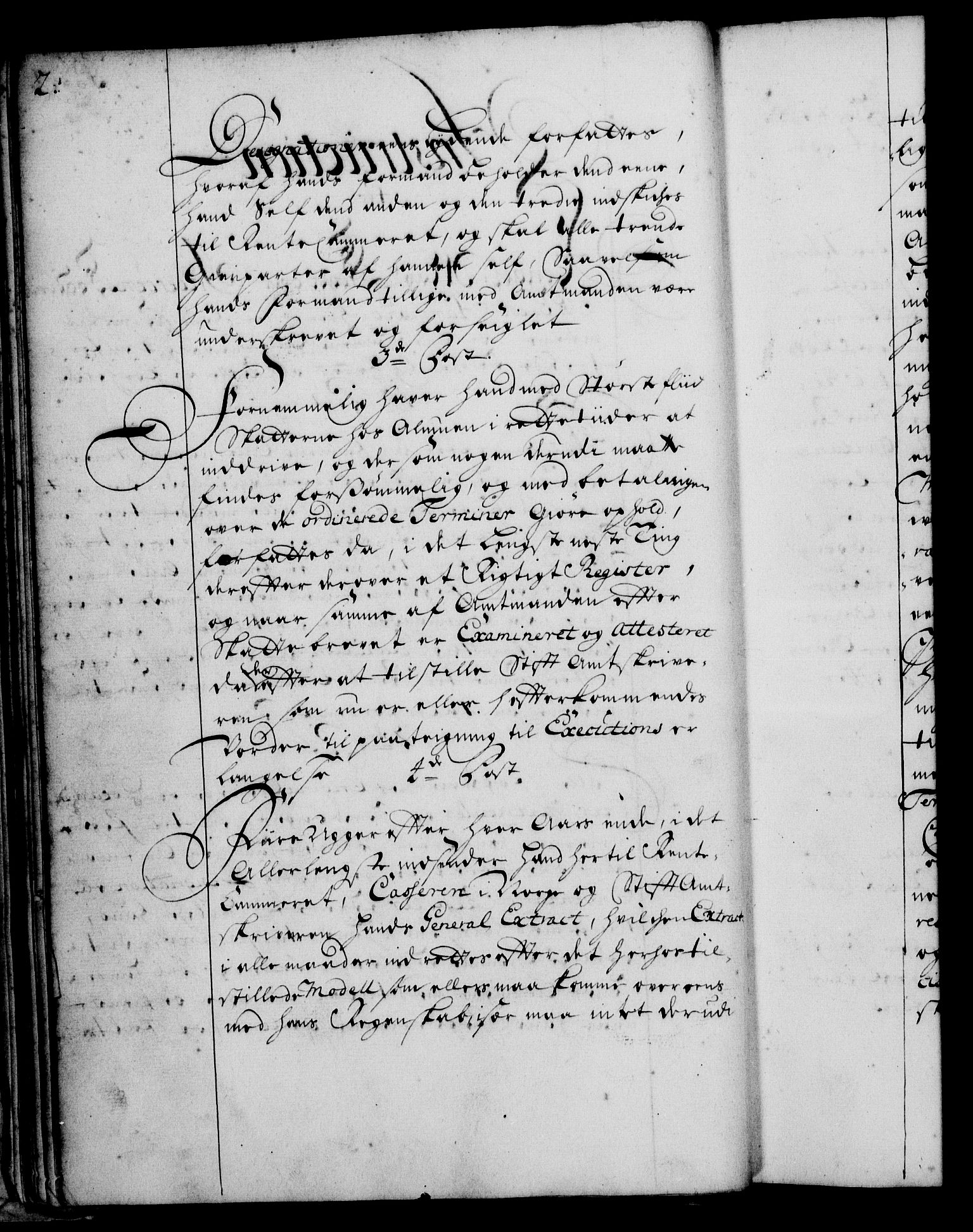 Rentekammeret, Kammerkanselliet, RA/EA-3111/G/Gg/Ggi/L0001: Norsk instruksjonsprotokoll med register (merket RK 53.34), 1720-1729, p. 2