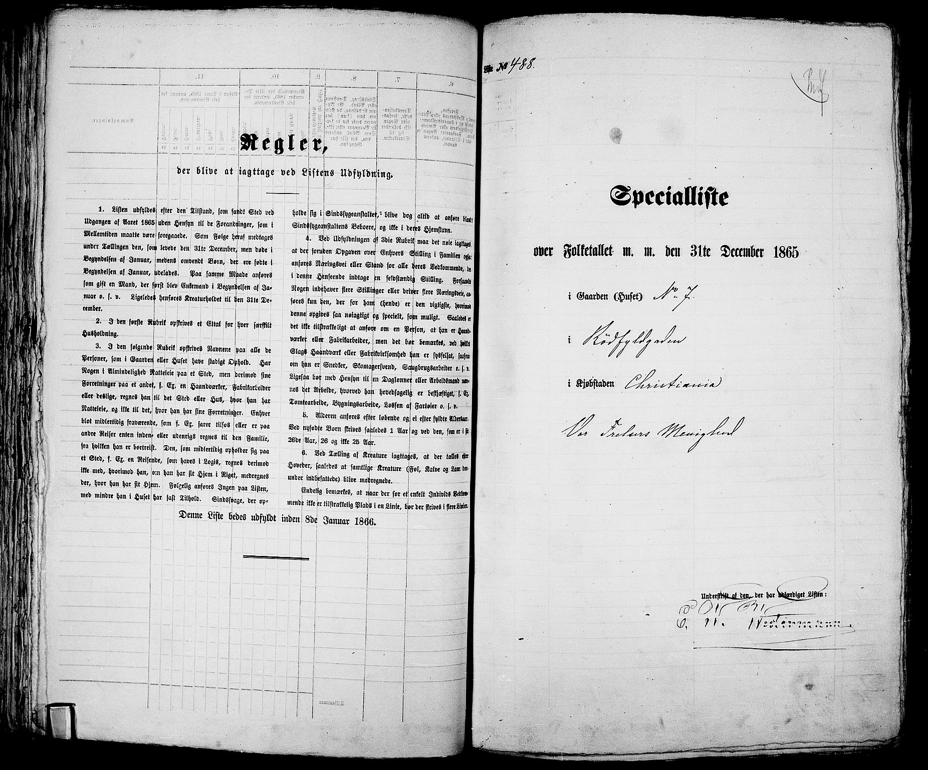 RA, 1865 census for Kristiania, 1865, p. 1314