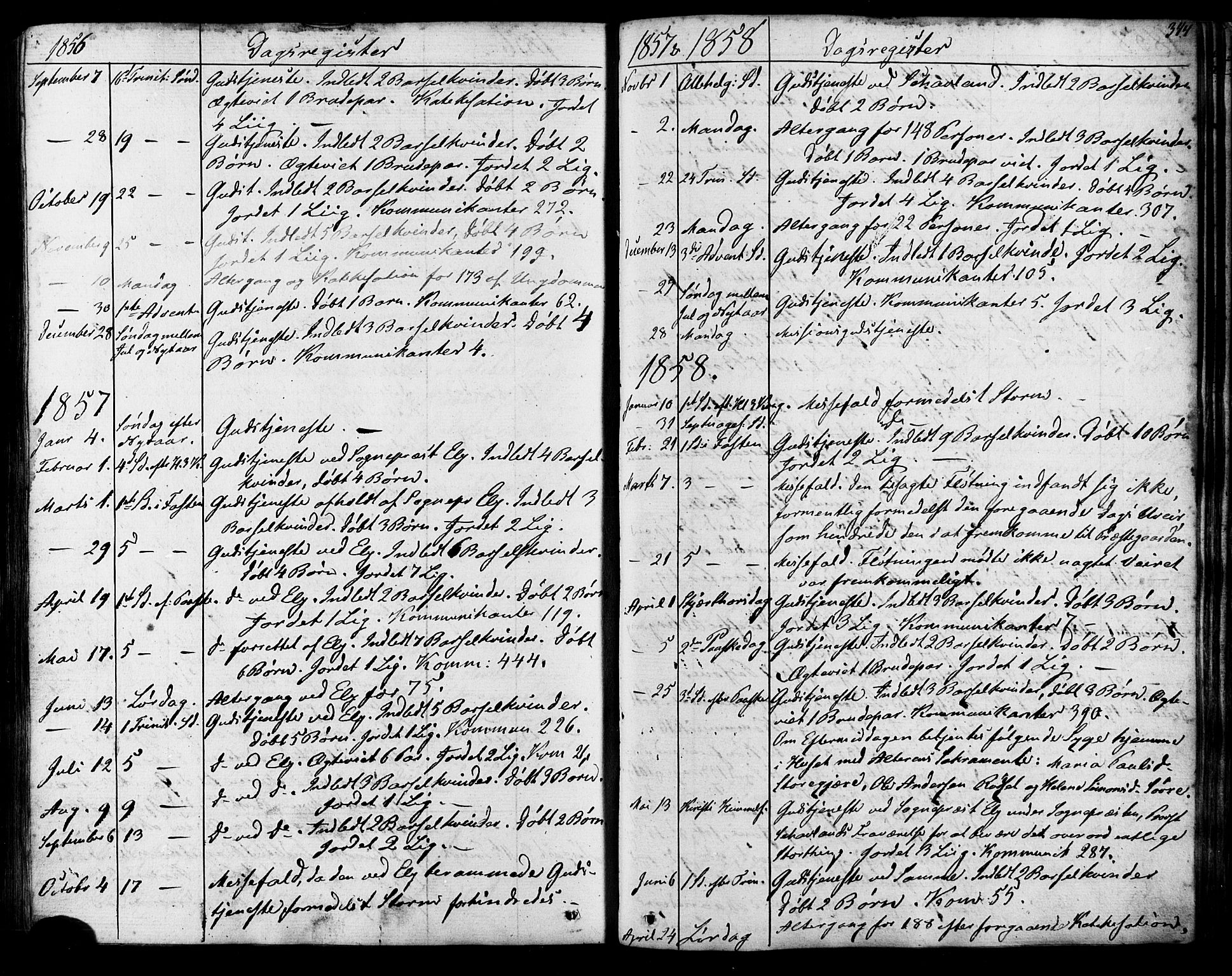 Ministerialprotokoller, klokkerbøker og fødselsregistre - Møre og Romsdal, AV/SAT-A-1454/503/L0034: Parish register (official) no. 503A02, 1841-1884, p. 344