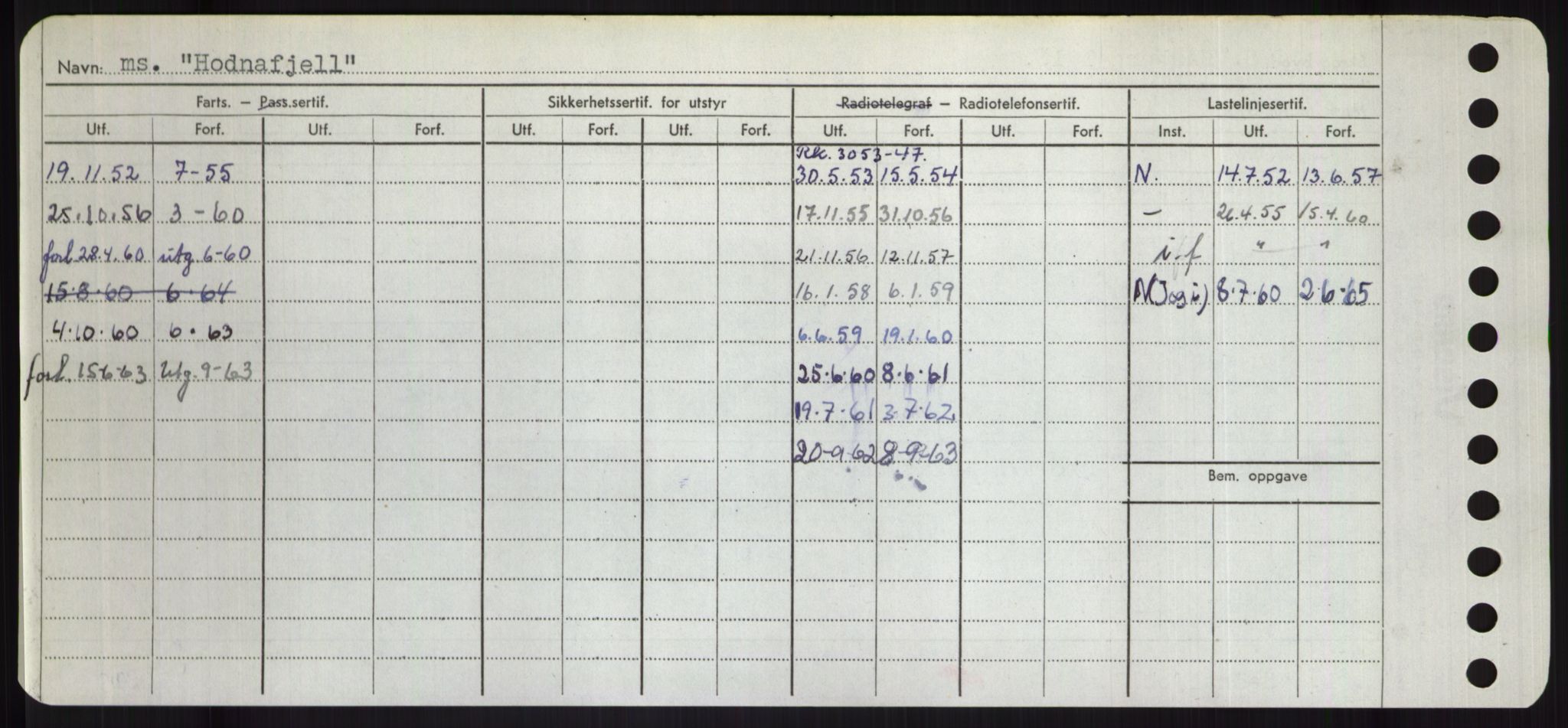 Sjøfartsdirektoratet med forløpere, Skipsmålingen, RA/S-1627/H/Hd/L0016: Fartøy, Hid-Holg, p. 154