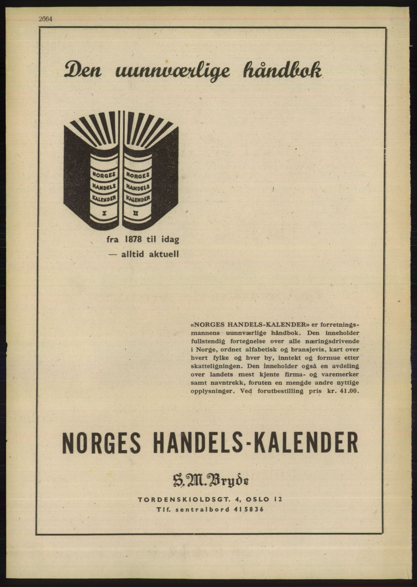 Kristiania/Oslo adressebok, PUBL/-, 1948, p. 2664
