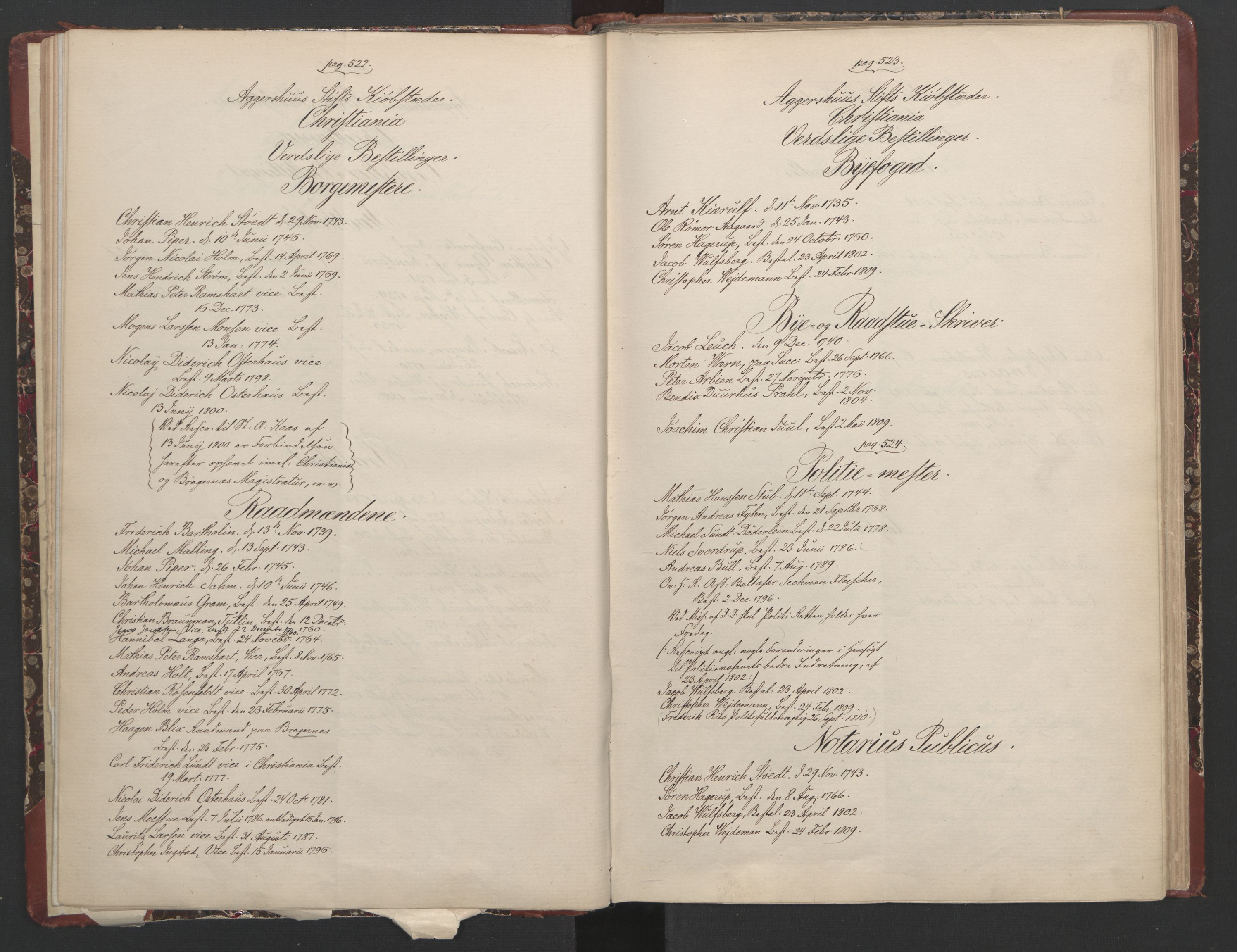 Avskriftsamlingen, AV/RA-EA-4022/F/Fa/L0104: Protokoll over embets- og bestallingsmenn, privilegier, bevillinger i Norge, Vestindia, Færøyene og Island i 18. og 19. århundre, 1700-1900, p. 23