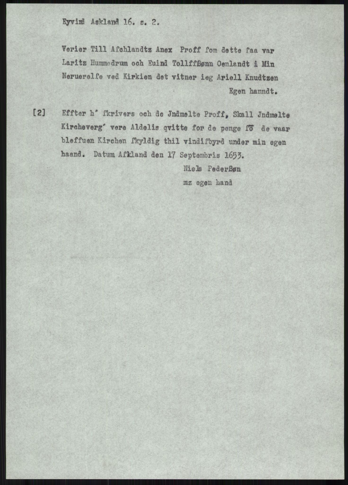 Samlinger til kildeutgivelse, Diplomavskriftsamlingen, AV/RA-EA-4053/H/Ha, p. 267