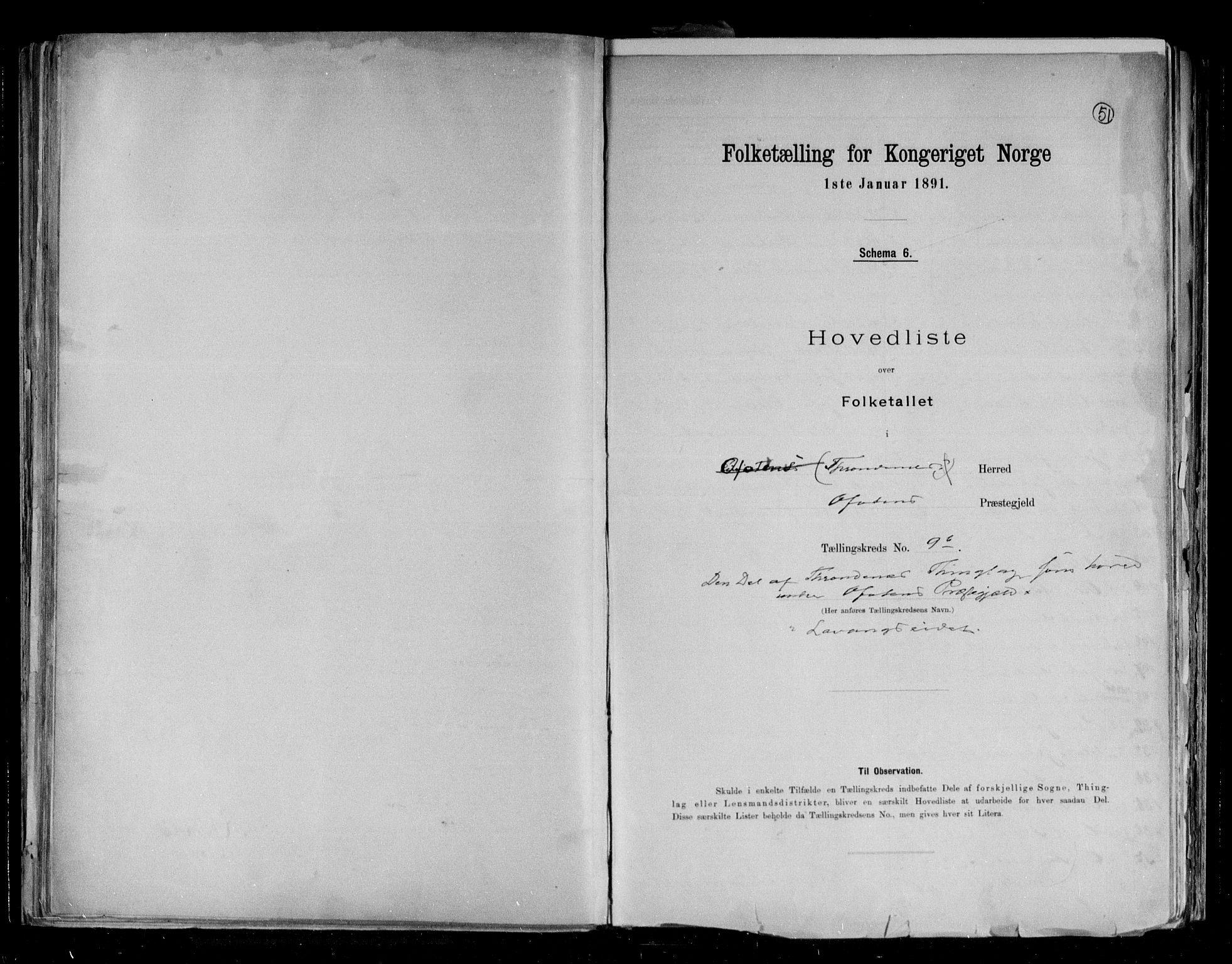 RA, 1891 census for 1914 Trondenes, 1891, p. 36