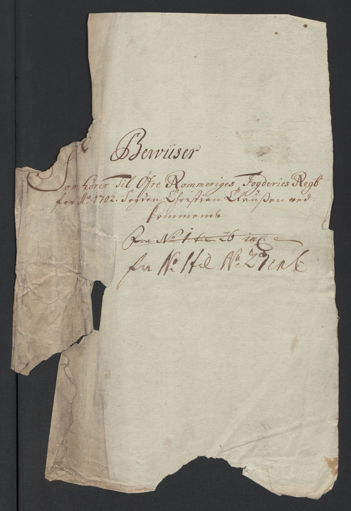 Rentekammeret inntil 1814, Reviderte regnskaper, Fogderegnskap, RA/EA-4092/R12/L0714: Fogderegnskap Øvre Romerike, 1702, p. 16
