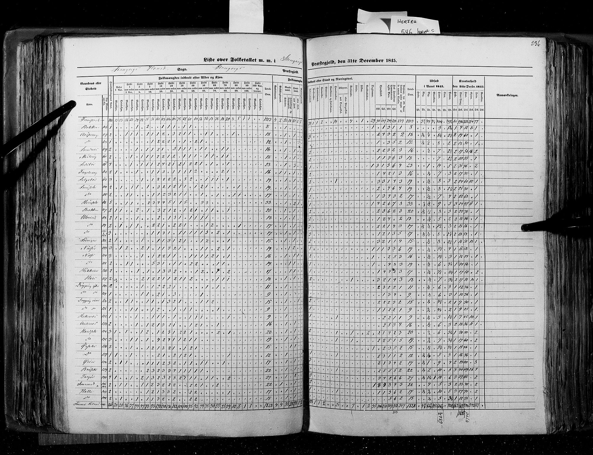 RA, Census 1845, vol. 8: Romsdal amt og Søndre Trondhjems amt, 1845, p. 236