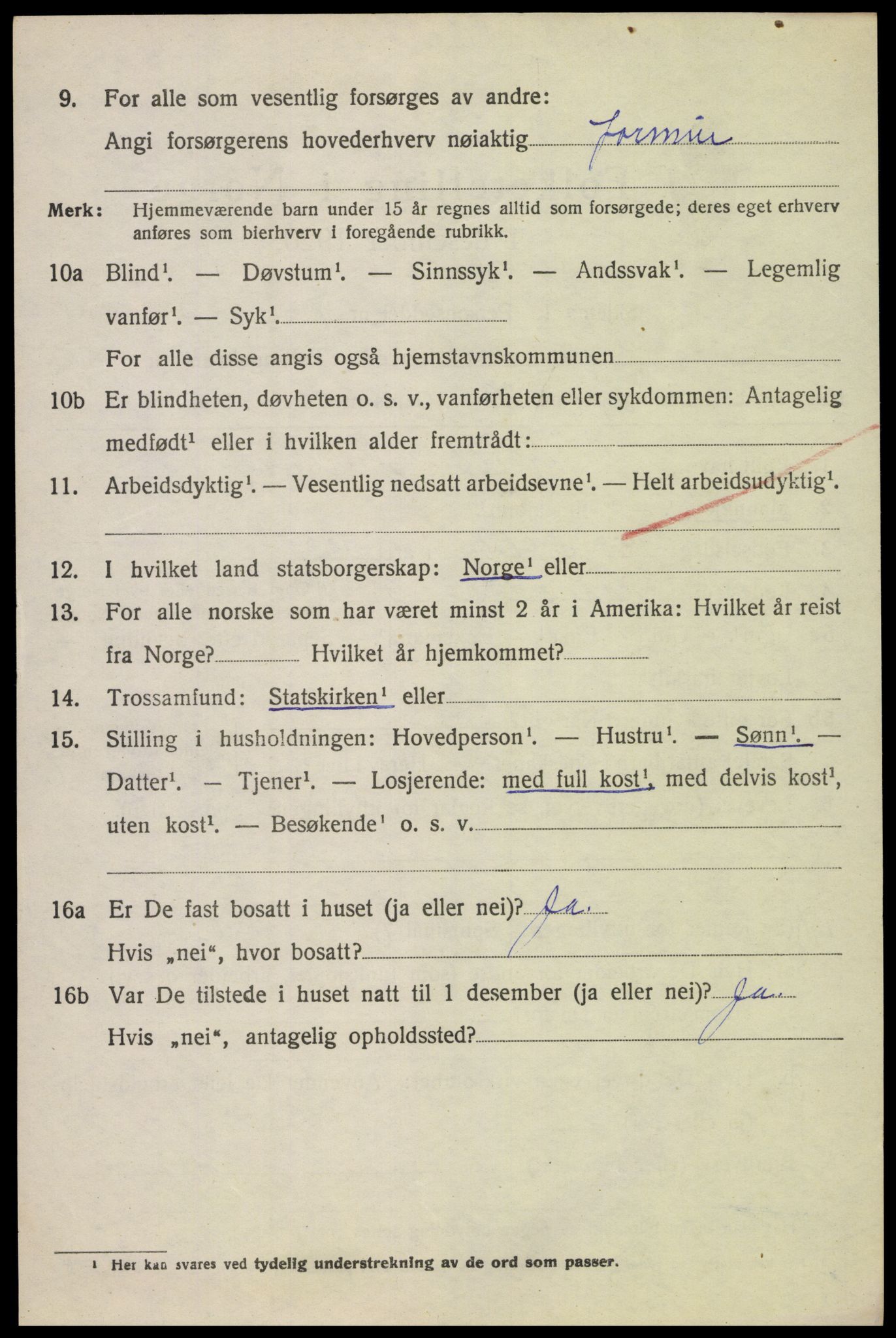 SAH, 1920 census for Østre Gausdal, 1920, p. 2361