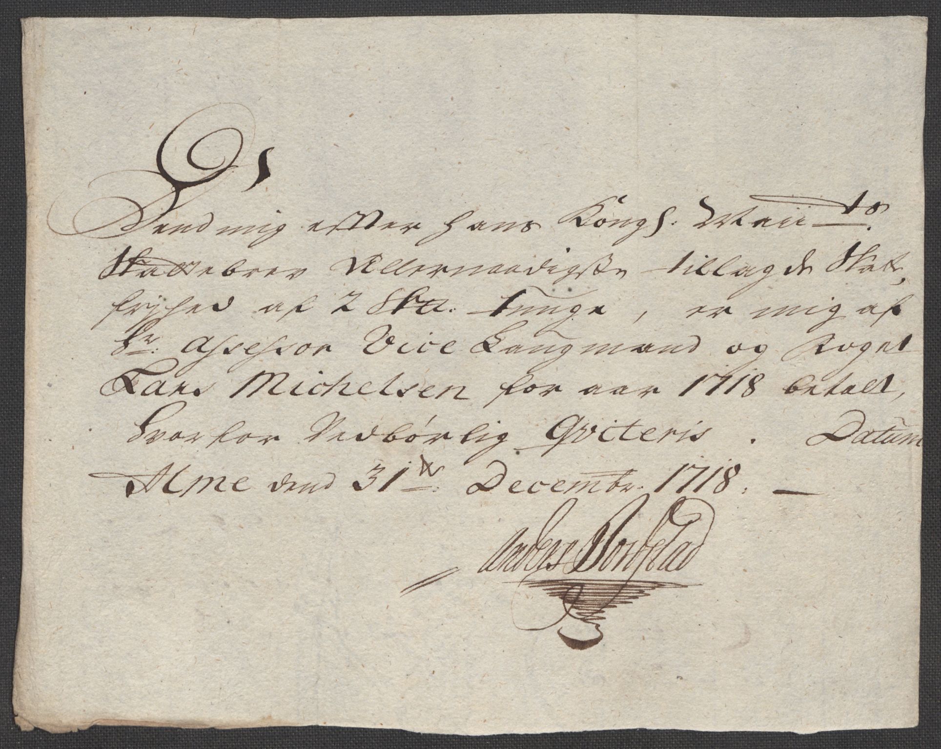 Rentekammeret inntil 1814, Reviderte regnskaper, Fogderegnskap, RA/EA-4092/R23/L1476: Fogderegnskap Ringerike og Hallingdal, 1718, p. 217