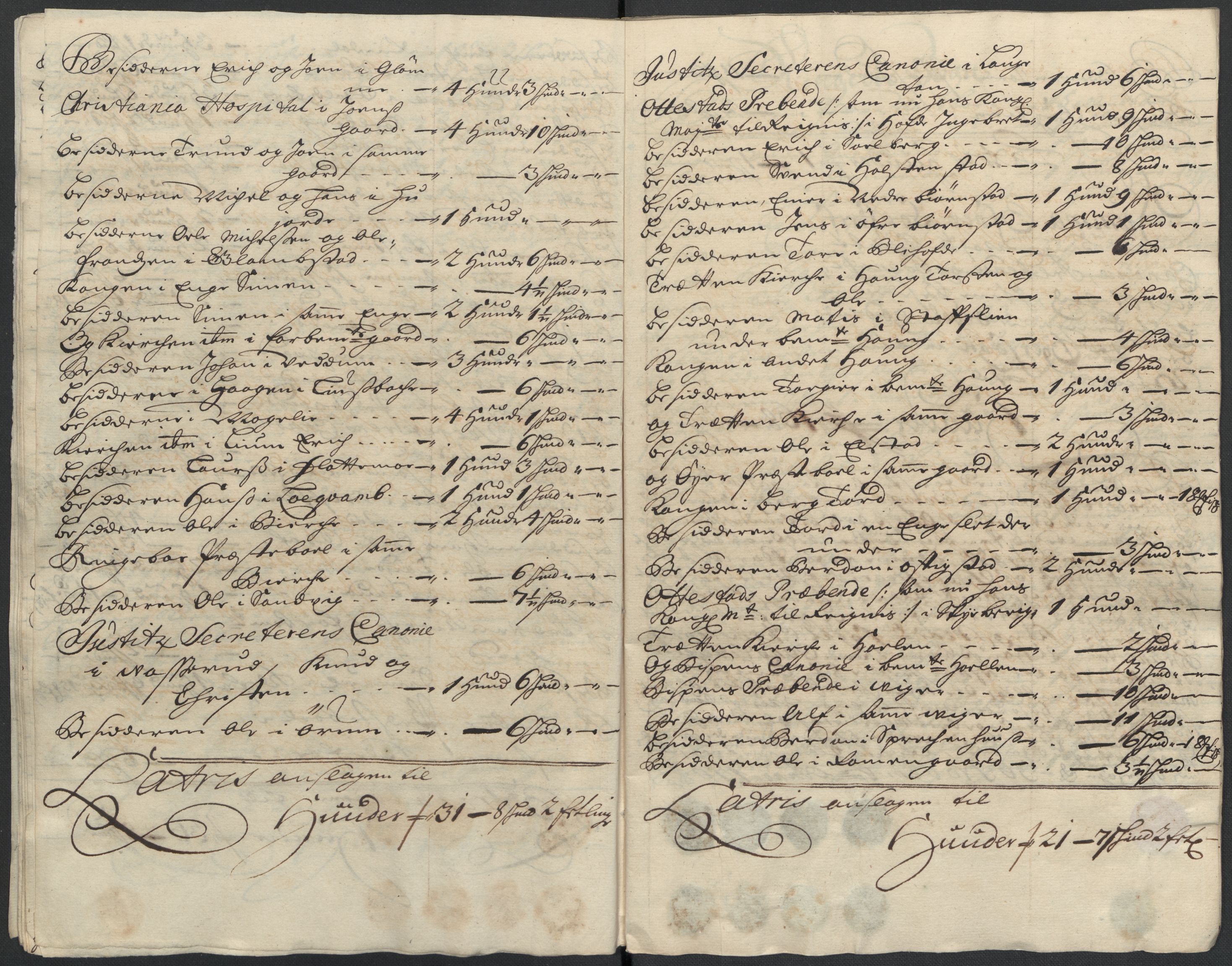 Rentekammeret inntil 1814, Reviderte regnskaper, Fogderegnskap, AV/RA-EA-4092/R17/L1179: Fogderegnskap Gudbrandsdal, 1708-1710, p. 67