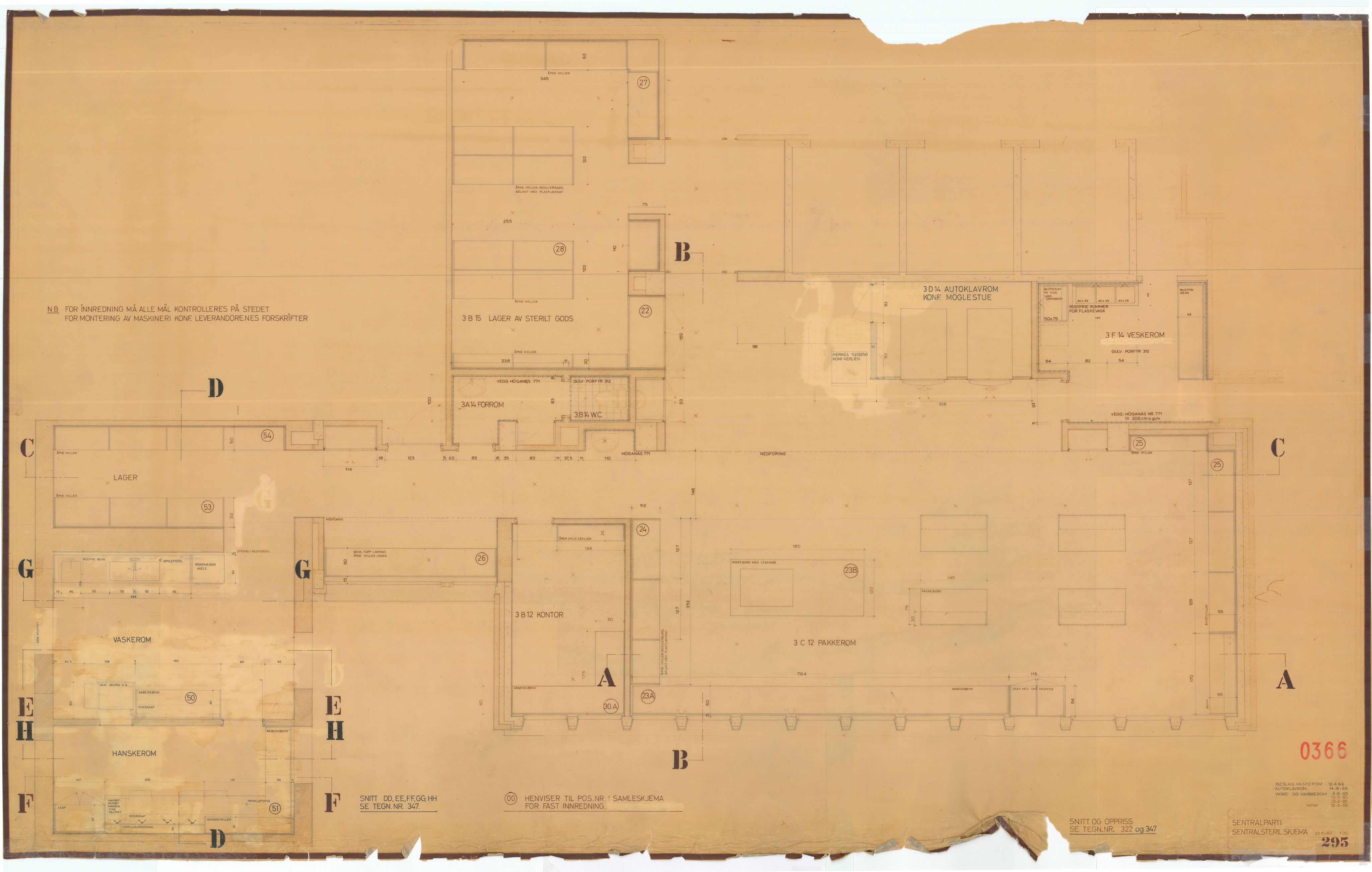 Eliassen og Lambertz-Nilssen Arkitekter, AAKS/PA-2983/T/T01/L0006: Tegningskogger 0366, 1960-1966, p. 16