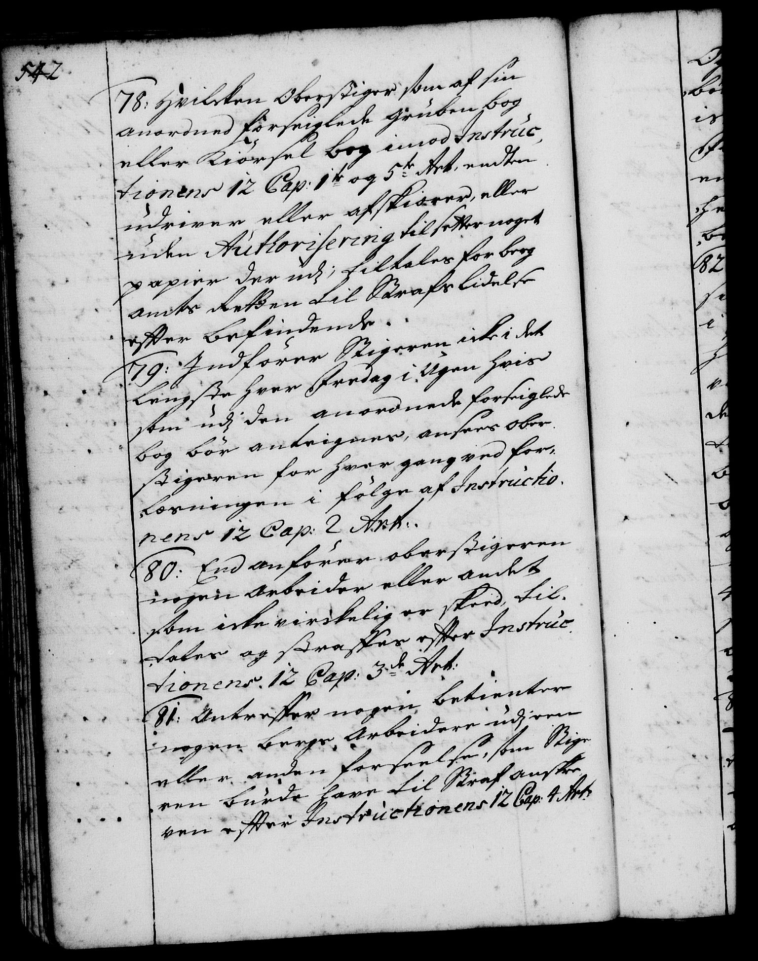 Rentekammeret, Kammerkanselliet, AV/RA-EA-3111/G/Gg/Ggi/L0001: Norsk instruksjonsprotokoll med register (merket RK 53.34), 1720-1729, p. 542