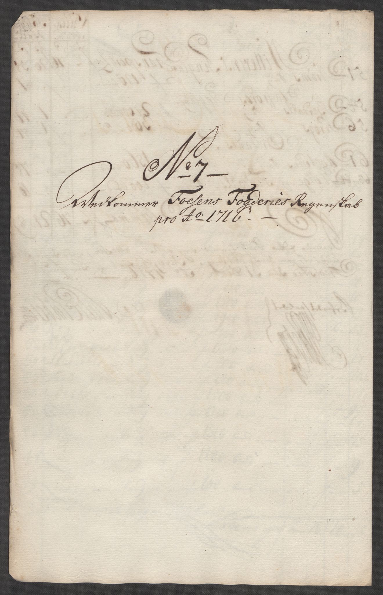 Rentekammeret inntil 1814, Reviderte regnskaper, Fogderegnskap, RA/EA-4092/R57/L3864: Fogderegnskap Fosen, 1716, p. 109