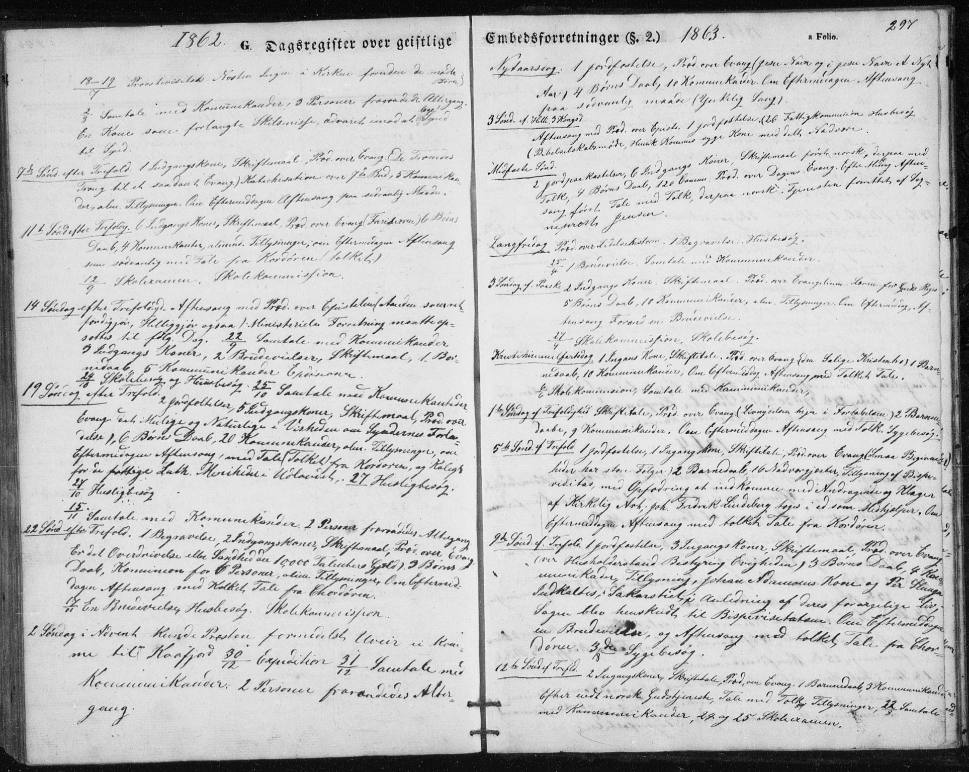 Alta sokneprestkontor, SATØ/S-1338/H/Hb/L0002.klokk: Parish register (copy) no. 2, 1856-1880, p. 297