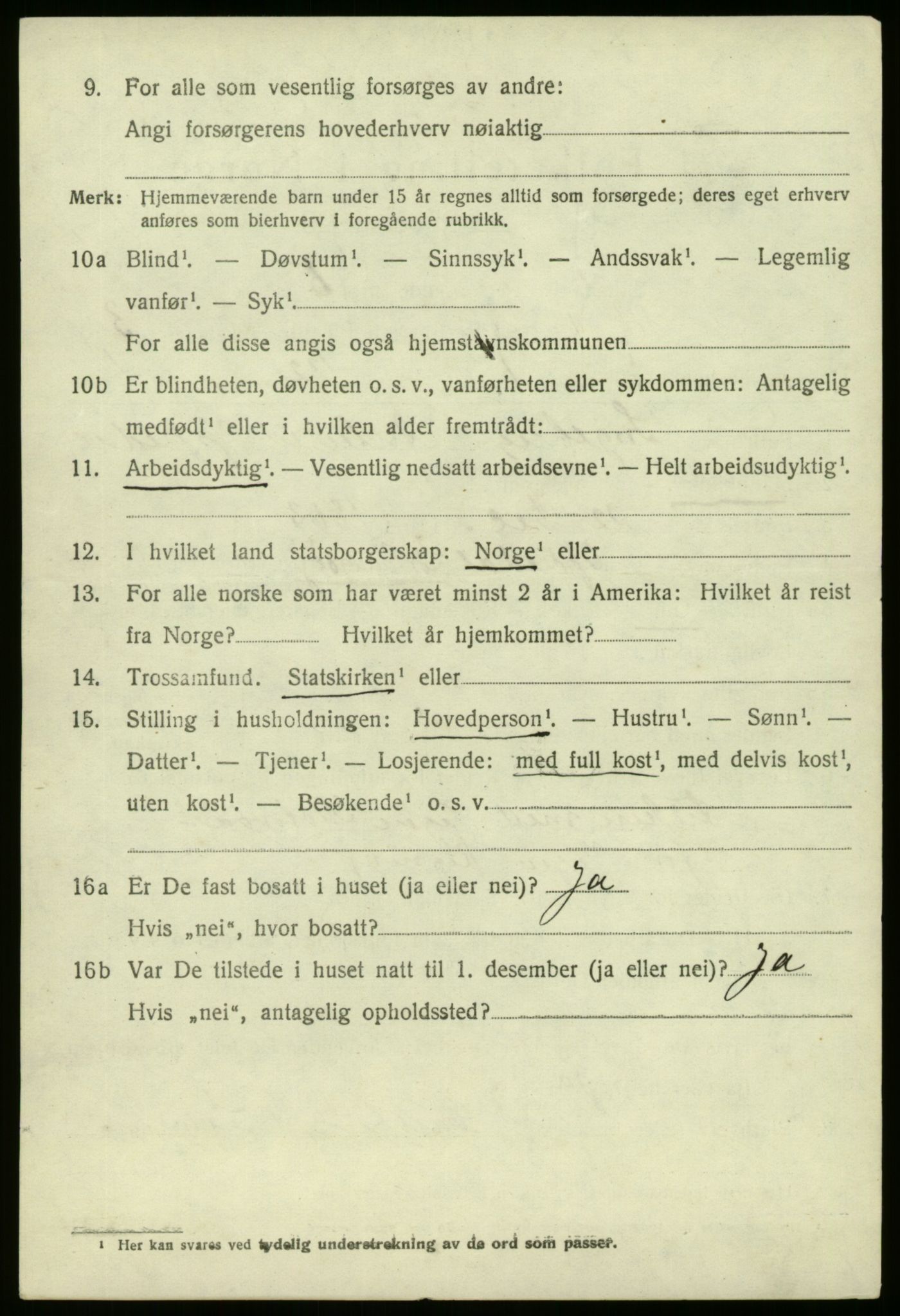 SAB, 1920 census for Sør-Vågsøy, 1920, p. 1511