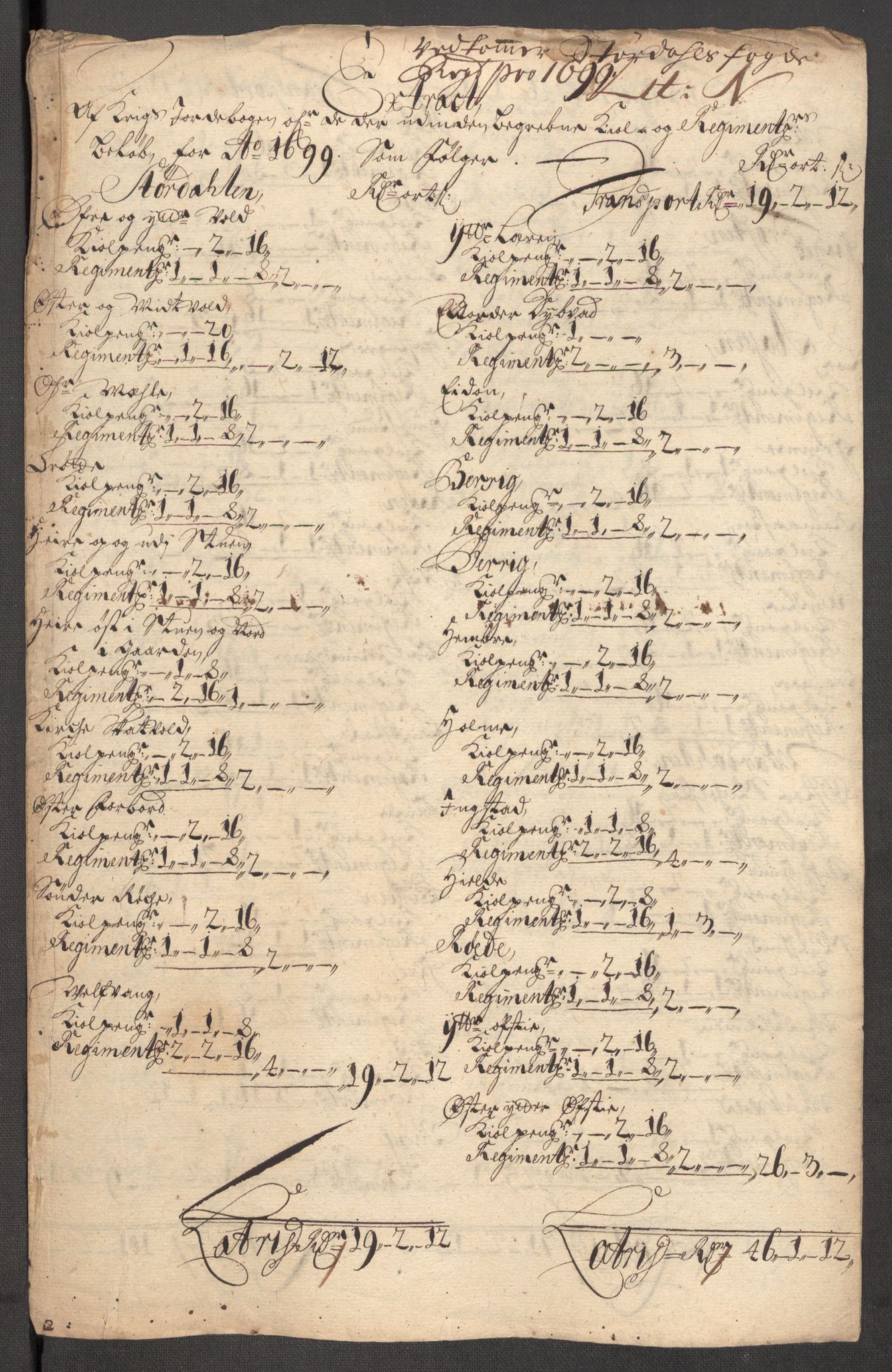 Rentekammeret inntil 1814, Reviderte regnskaper, Fogderegnskap, RA/EA-4092/R62/L4191: Fogderegnskap Stjørdal og Verdal, 1699, p. 225