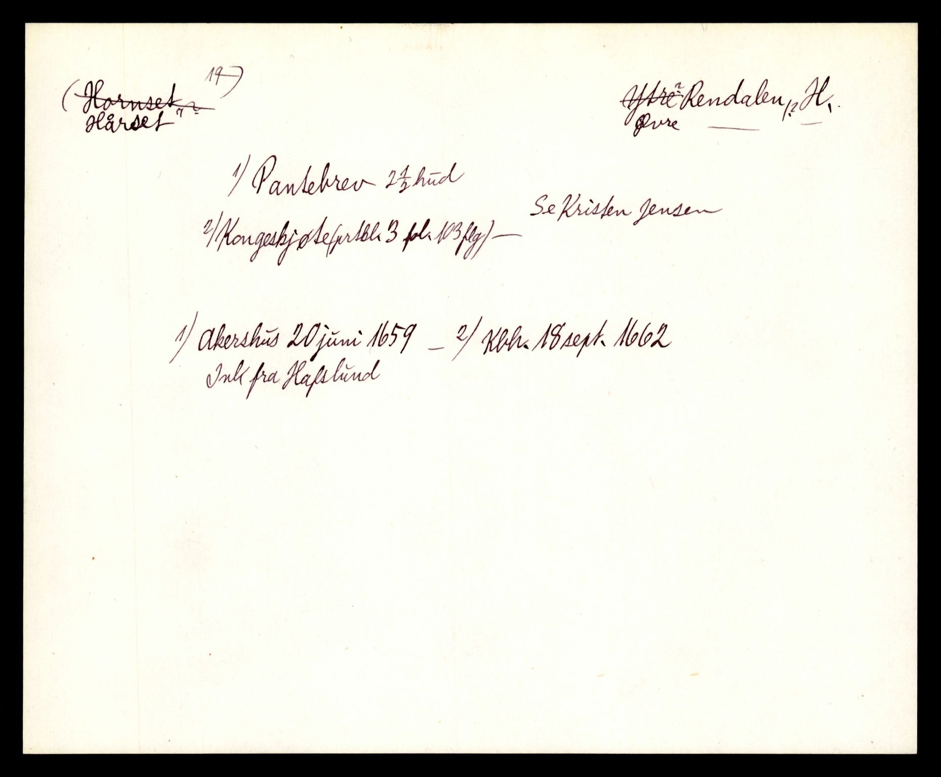 Riksarkivets diplomsamling, AV/RA-EA-5965/F35/F35e/L0008: Registreringssedler Hedmark 2, 1400-1700, p. 363