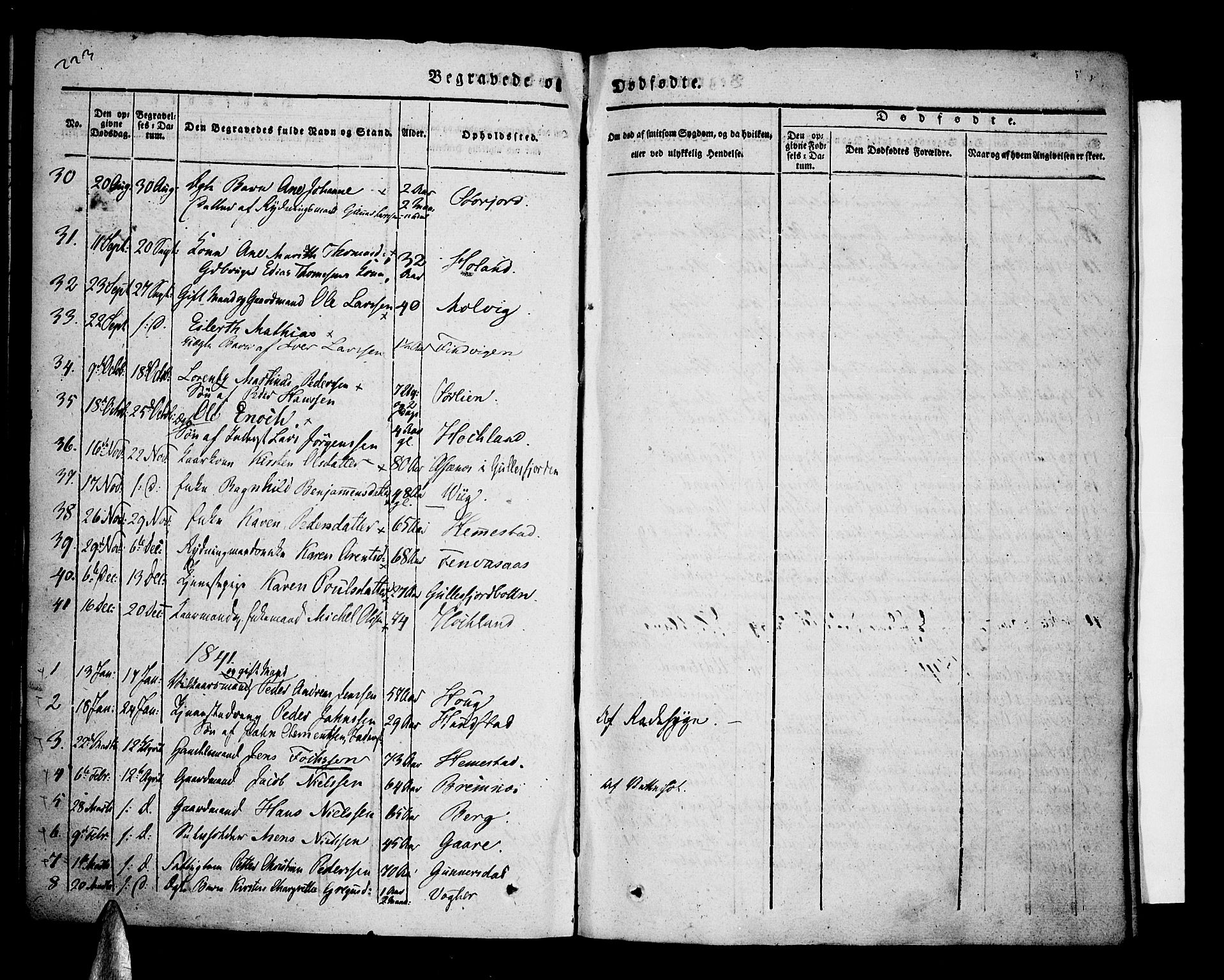 Kvæfjord sokneprestkontor, SATØ/S-1323/G/Ga/Gaa/L0003kirke: Parish register (official) no. 3, 1830-1857, p. 223