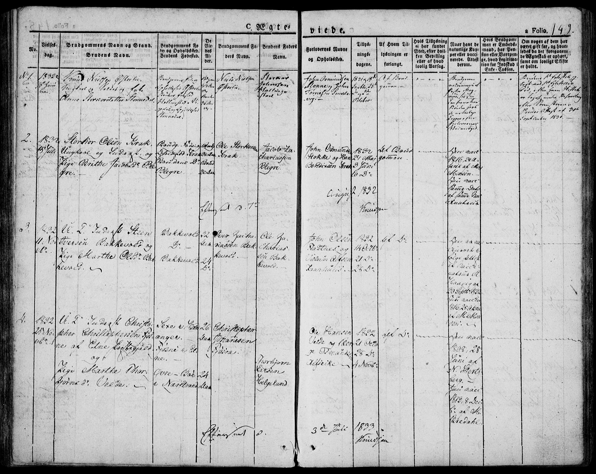 Skjold sokneprestkontor, AV/SAST-A-101847/H/Ha/Haa/L0005: Parish register (official) no. A 5, 1830-1856, p. 149