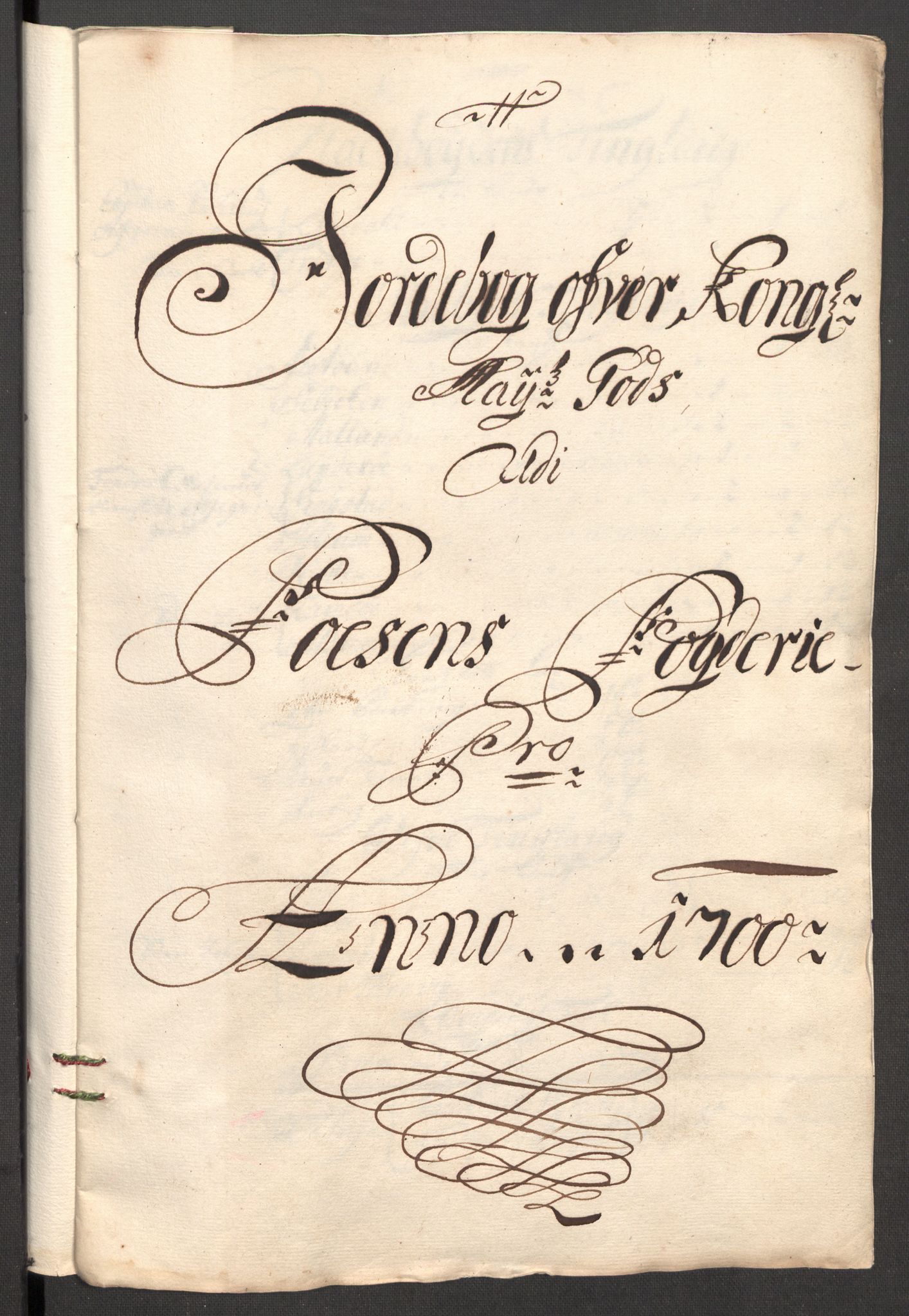 Rentekammeret inntil 1814, Reviderte regnskaper, Fogderegnskap, AV/RA-EA-4092/R57/L3854: Fogderegnskap Fosen, 1700-1701, p. 18