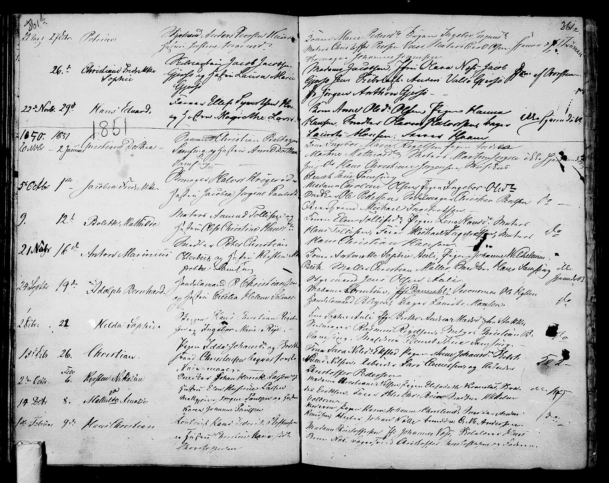 Tønsberg kirkebøker, AV/SAKO-A-330/G/Ga/L0002: Parish register (copy) no. 2, 1827-1854