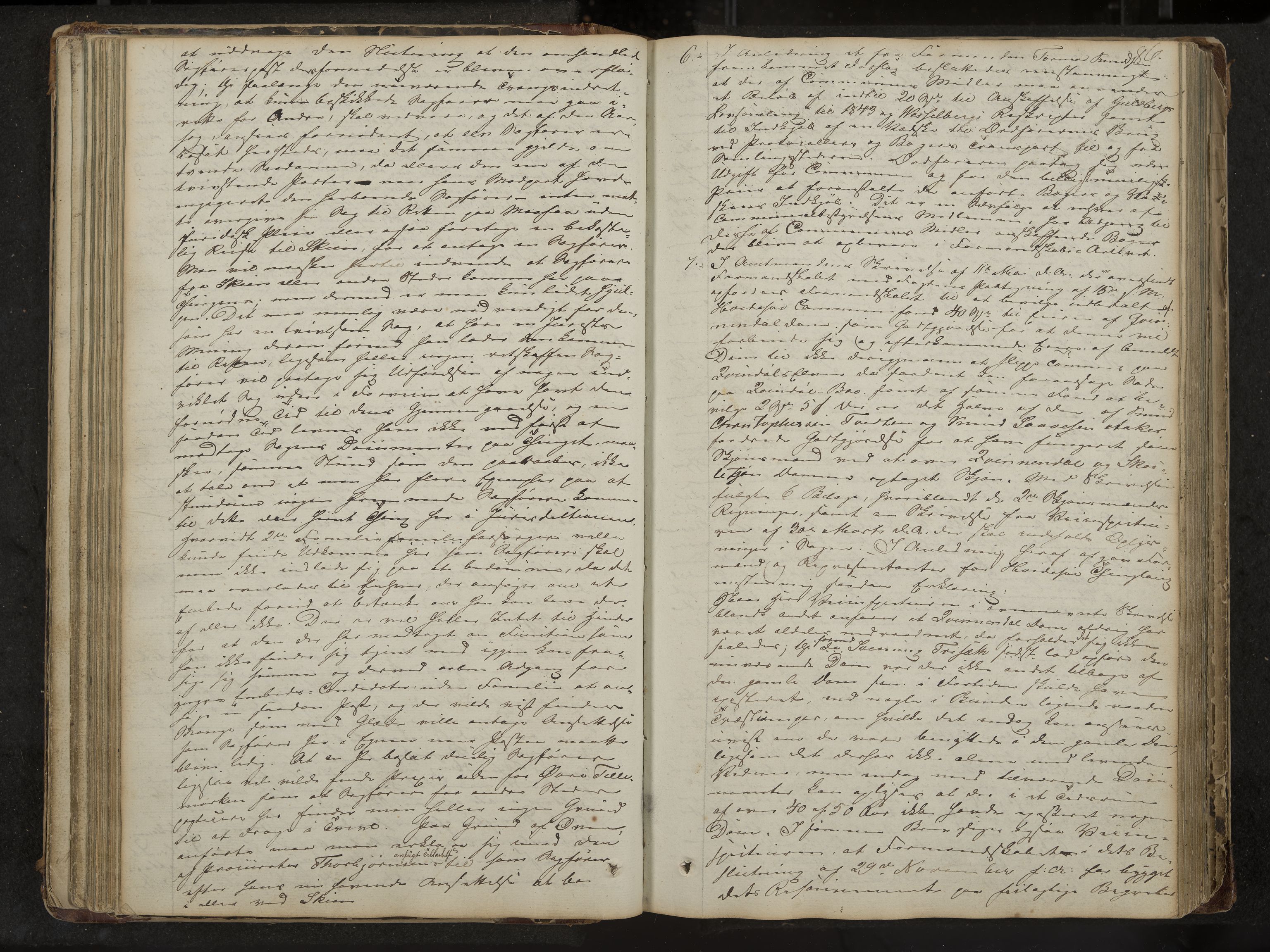 Kviteseid formannskap og sentraladministrasjon, IKAK/0829021/A/Aa/L0001: Møtebok med register, 1837-1866, p. 86