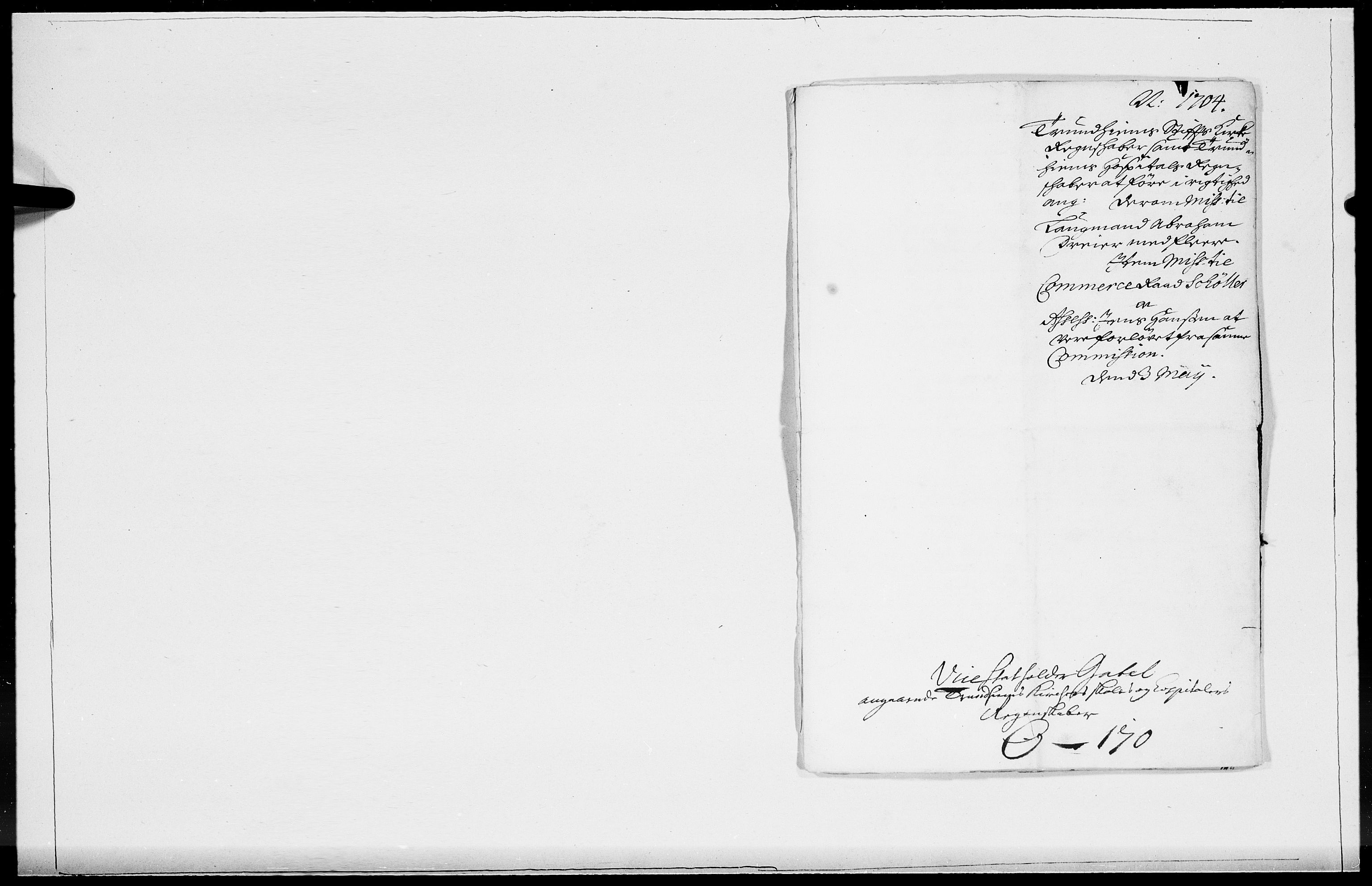 Danske Kanselli 1572-1799, AV/RA-EA-3023/F/Fc/Fcc/Fcca/L0057: Norske innlegg 1572-1799, 1704, p. 8