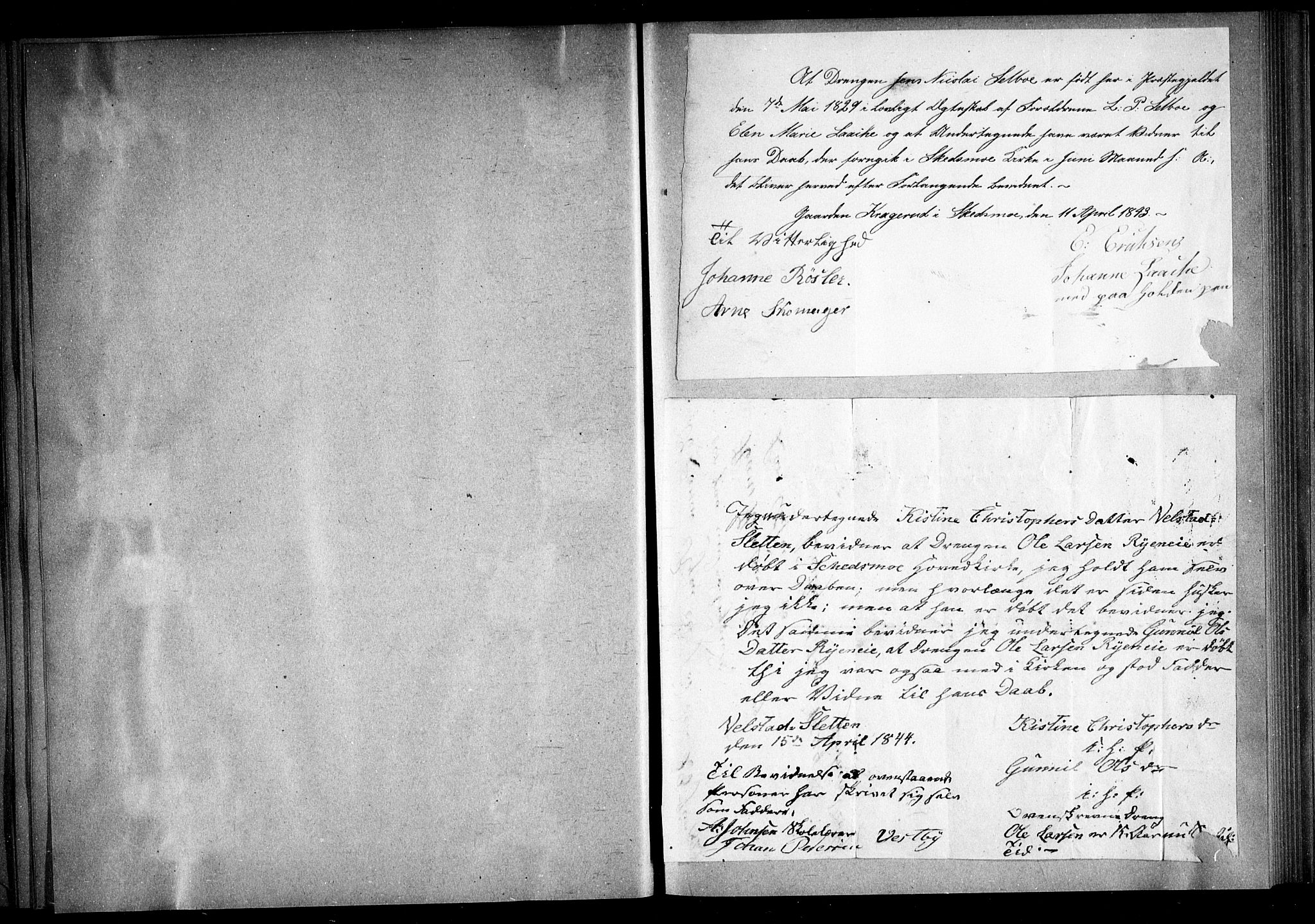 Skedsmo prestearkiv, AV/SAO-A-10033/O/Oa/L0001: Other parish register no. 1, 1825-1829