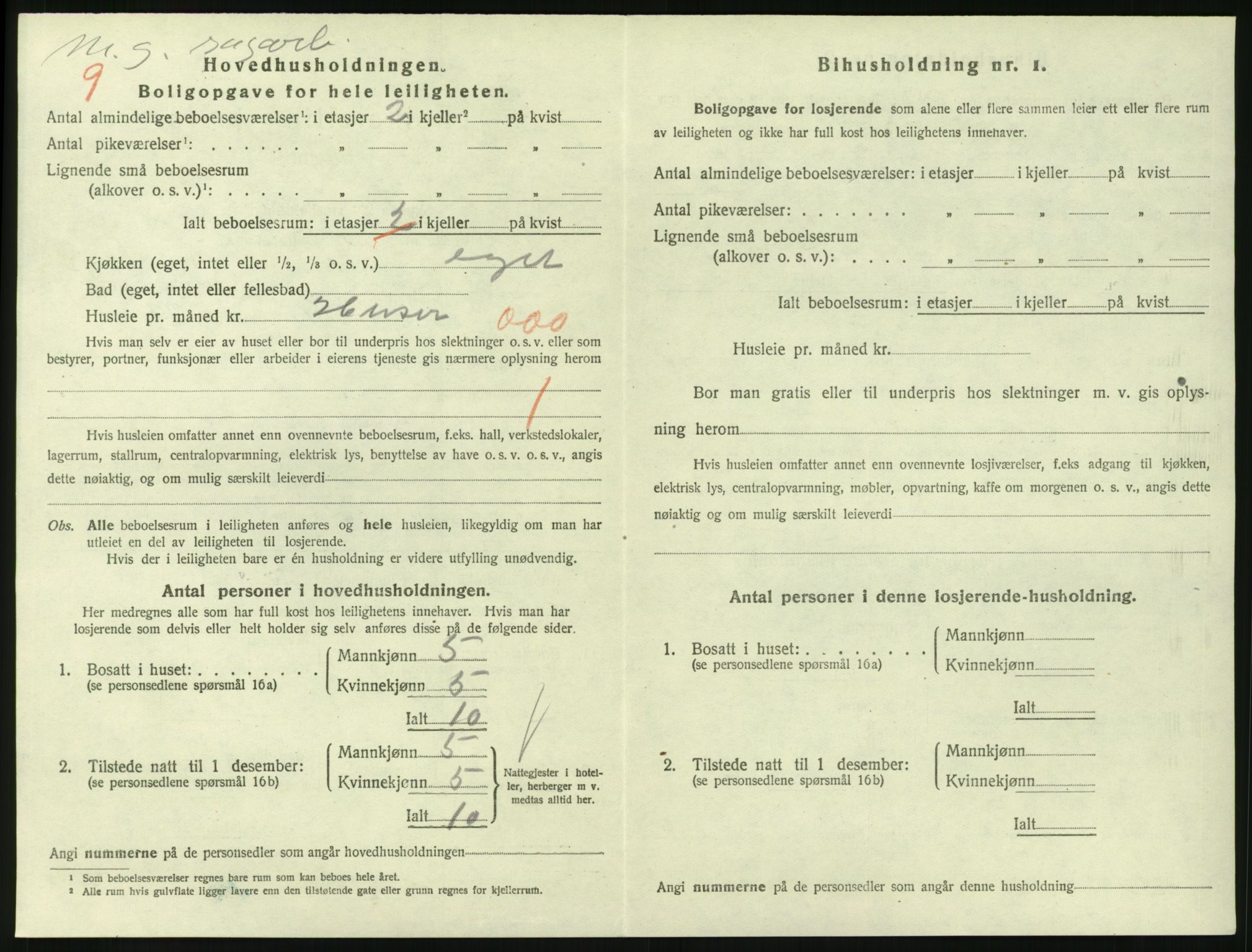 SAKO, 1920 census for Larvik, 1920, p. 3817