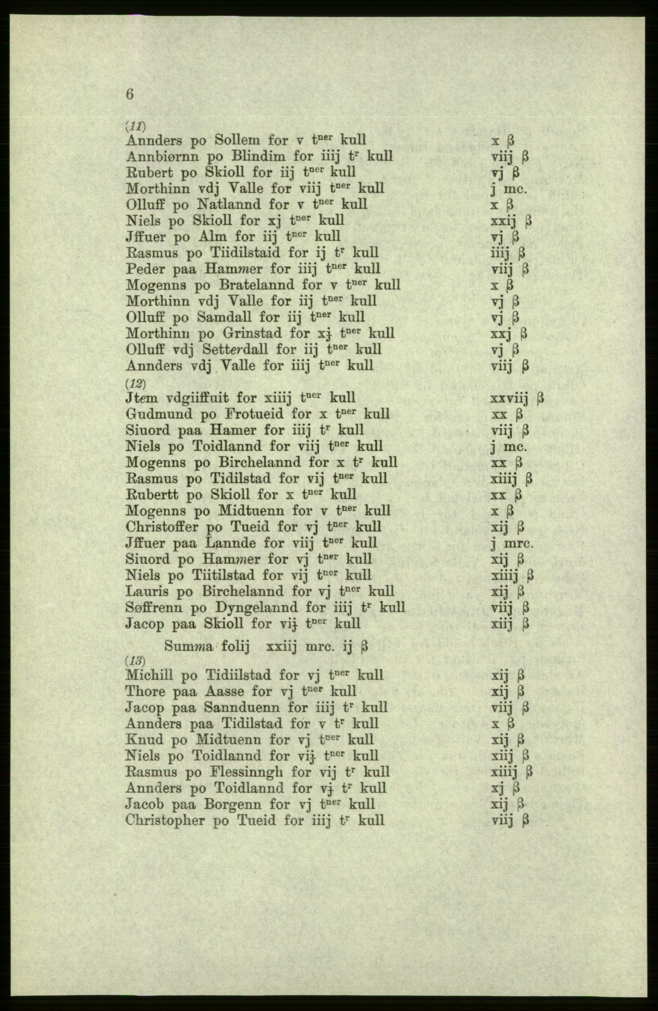 Publikasjoner utgitt av Arkivverket, PUBL/PUBL-001/C/0005: Bind 5: Rekneskap for Bergenhus len 1566-1567: B. Utgift C. Dei nordlandske lena og Finnmark D. Ekstrakt, 1566-1567, p. 6