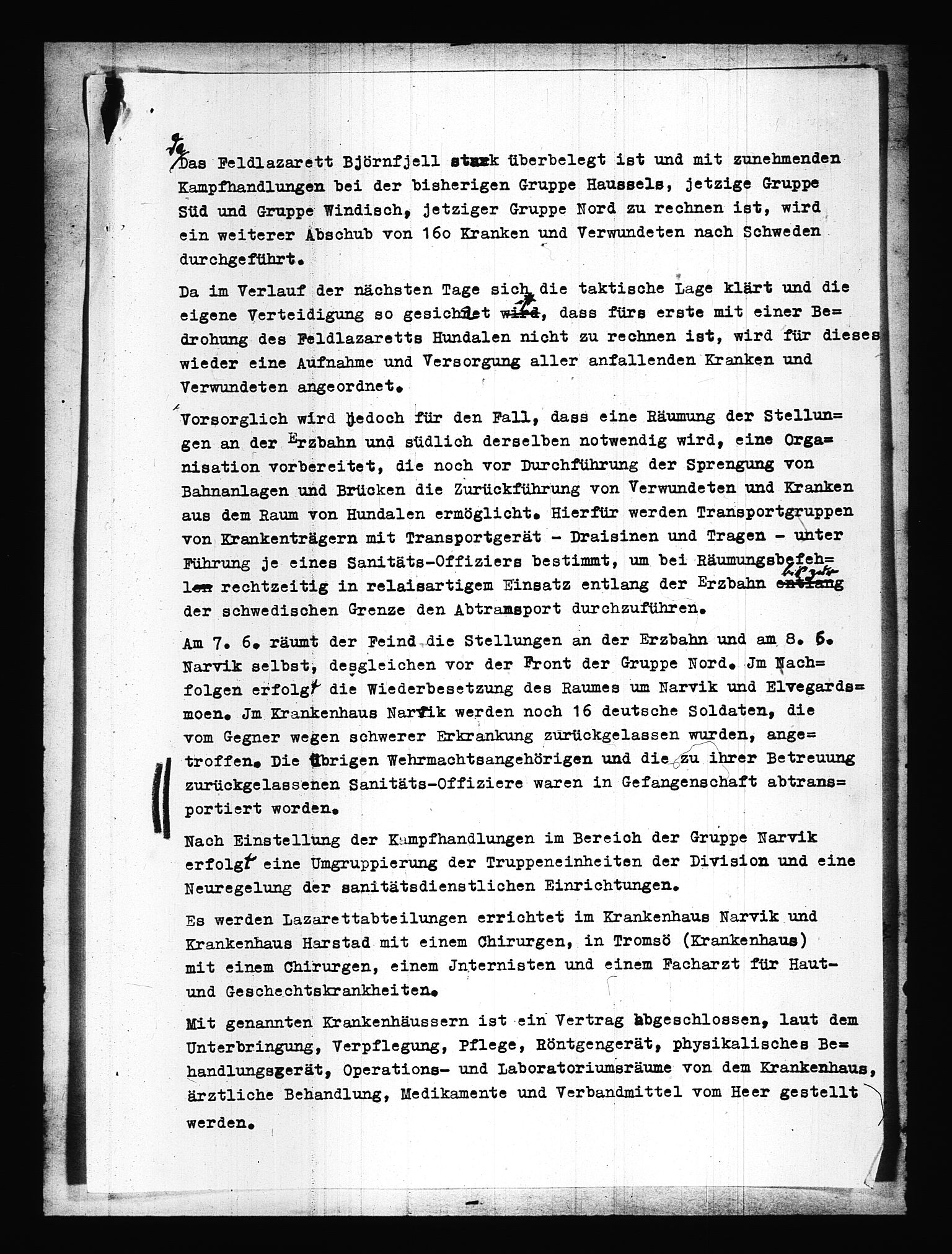 Documents Section, RA/RAFA-2200/V/L0086: Amerikansk mikrofilm "Captured German Documents".
Box No. 725.  FKA jnr. 601/1954., 1940, p. 283