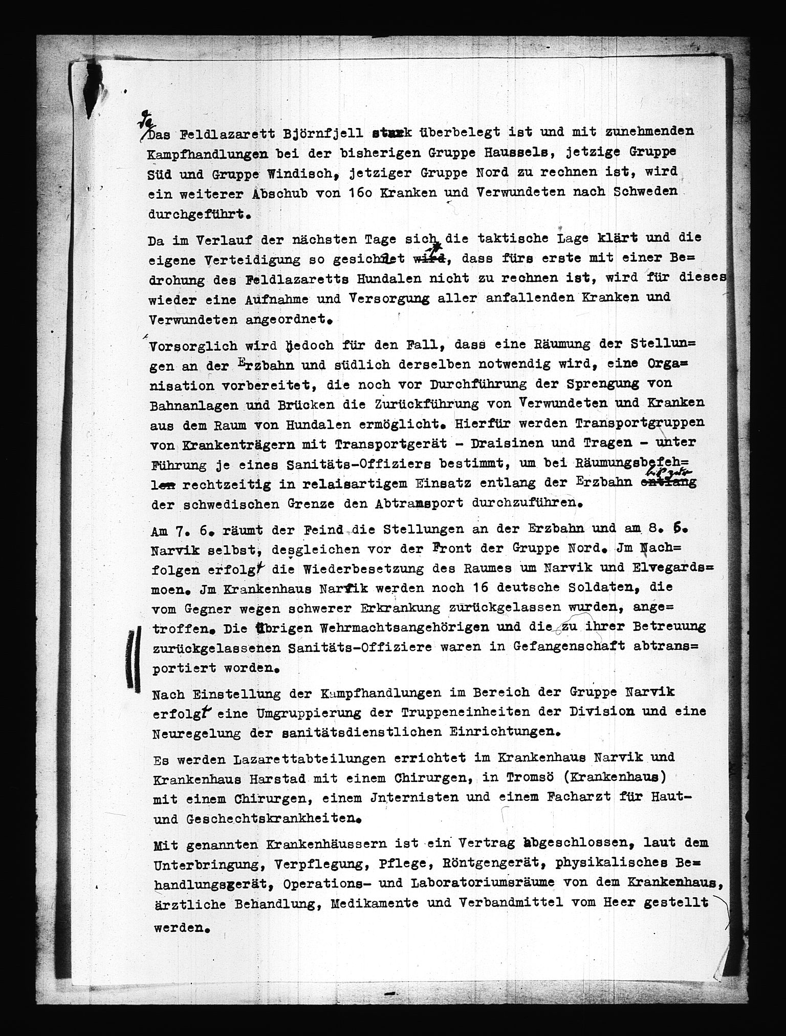 Documents Section, AV/RA-RAFA-2200/V/L0086: Amerikansk mikrofilm "Captured German Documents".
Box No. 725.  FKA jnr. 601/1954., 1940, p. 283