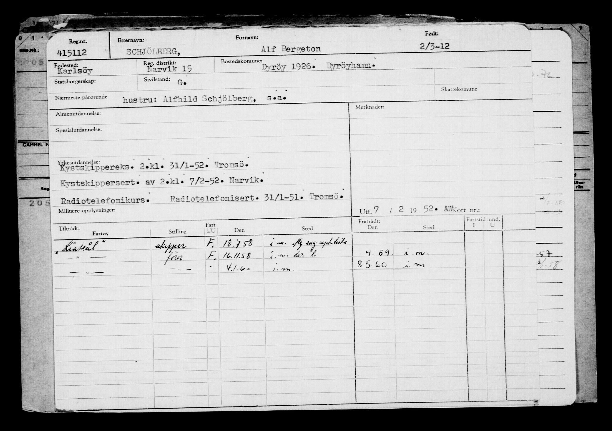 Direktoratet for sjømenn, AV/RA-S-3545/G/Gb/L0103: Hovedkort, 1912, p. 39